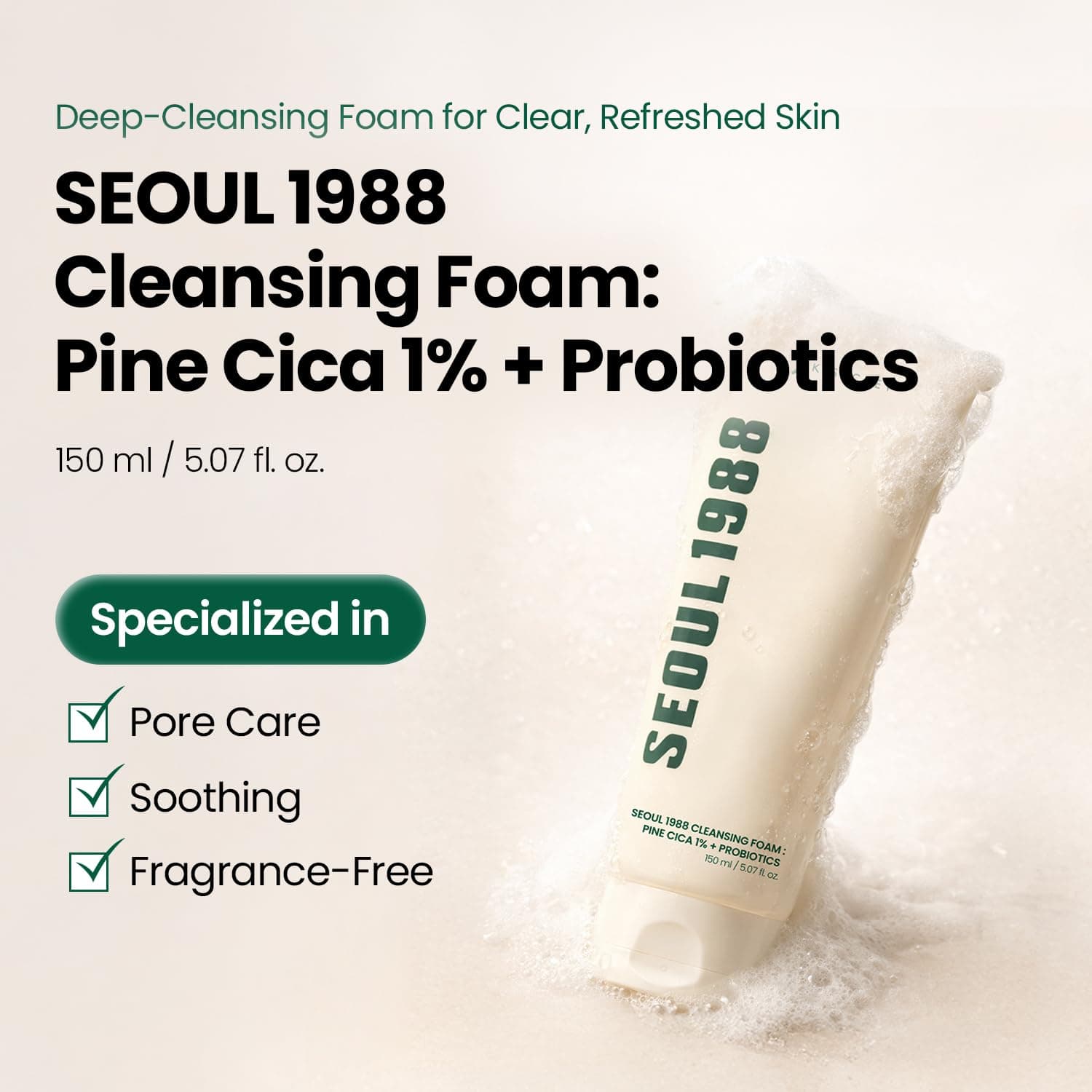 K-SECRET Seoul 1988 Cica attīrošās putas