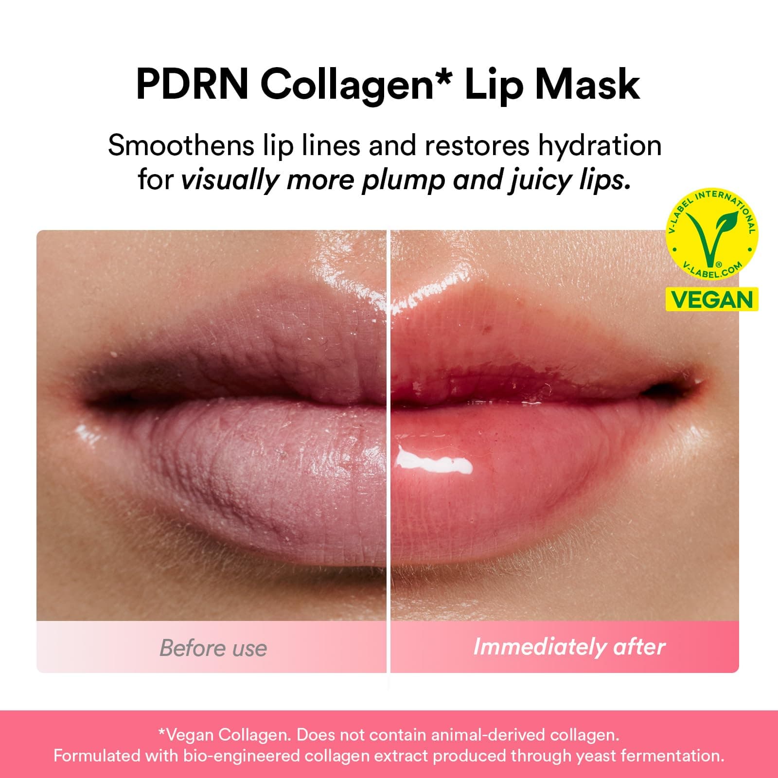 Abib Pdrn Collagen Lip Mask Glazed Jelly Koreanischer Lippenbutterbalsam, Nachtmaske, Feuchtigkeitspflege, Feuchtigkeitscreme Für Schuppige, Trockene Lippen, 0,38 Fl Oz
