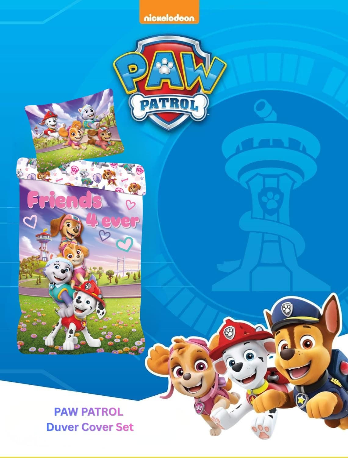 BrandMac Paw Patrol Gultasveļas Komplekts