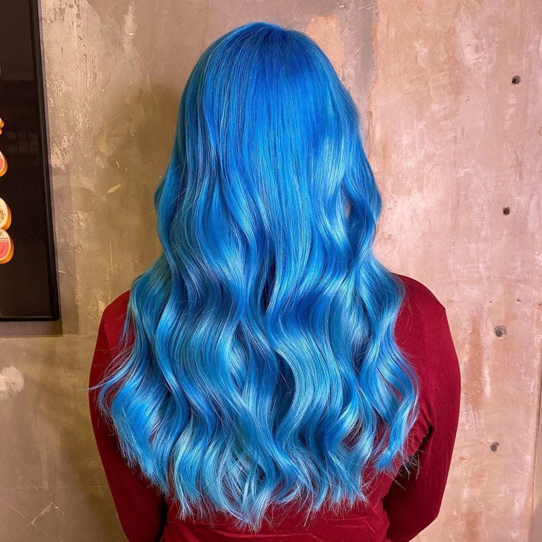 Crazy Color Renbow Semi Permanent Hair Color Cream Bubblegum Blue No.63