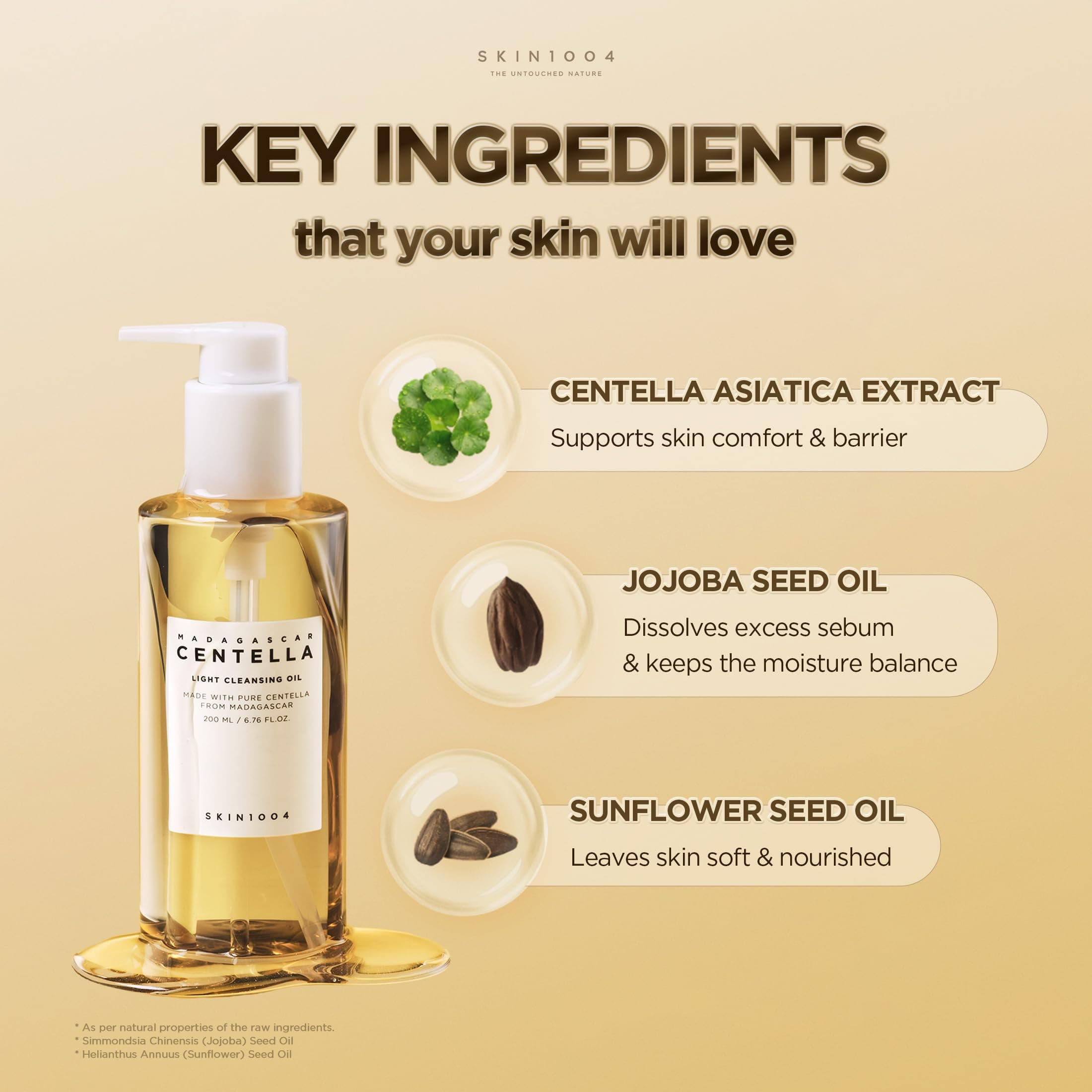 SKIN1004 Centella viegla attīrošā eļļa 200ml