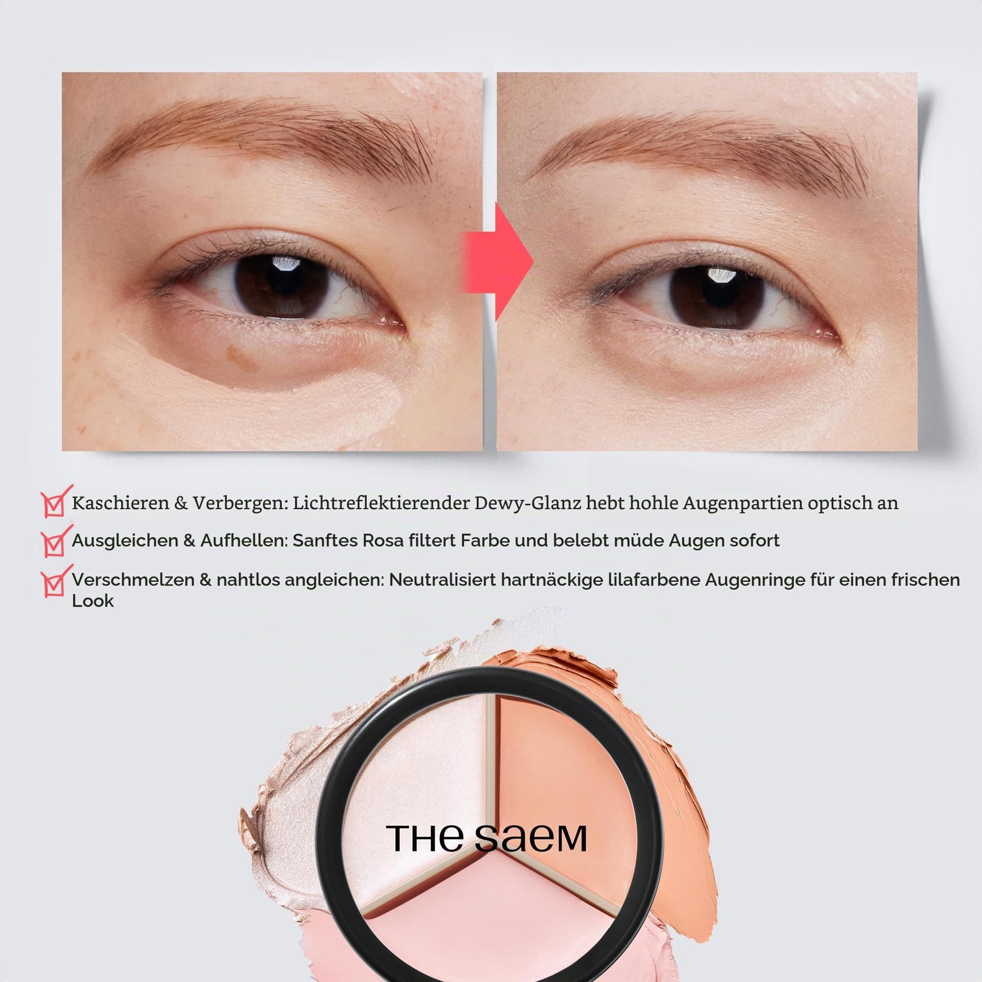 the SAEM Cover Perfection Triple Pot Concealer 05 Dark Up Beige
