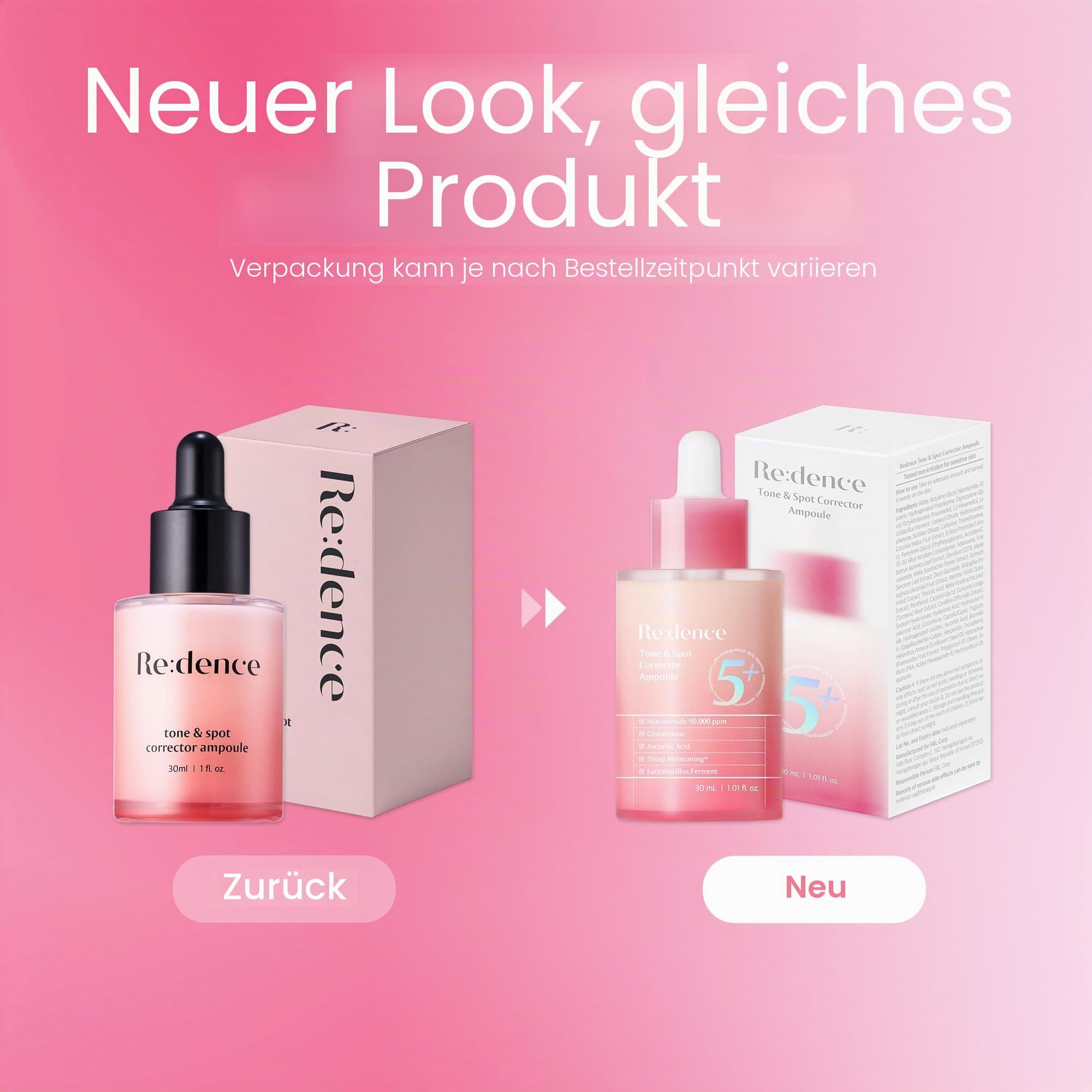Redence Tone & Spot Ampoule Serum
