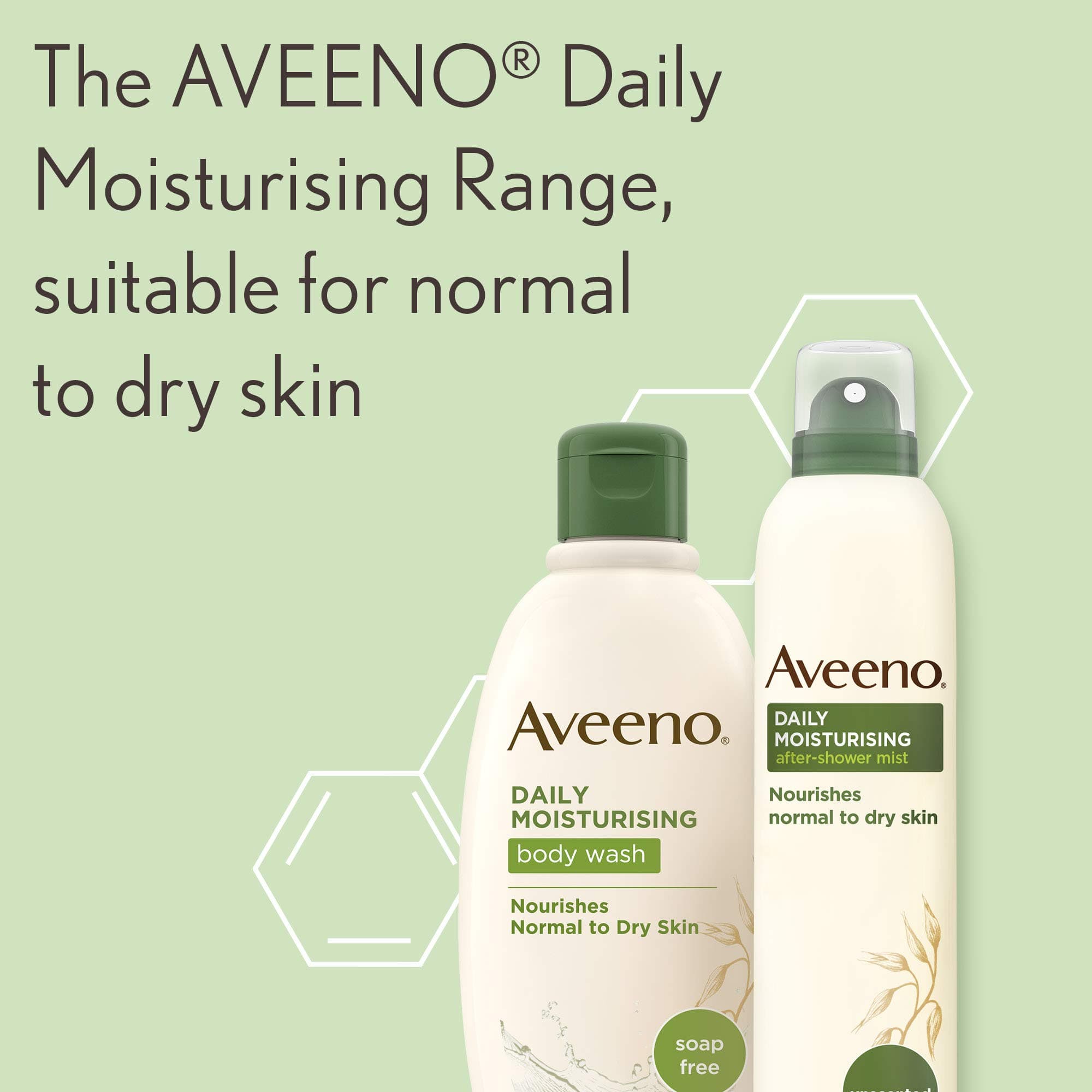 Aveeno Mitrinošs aerosols pēc dušas