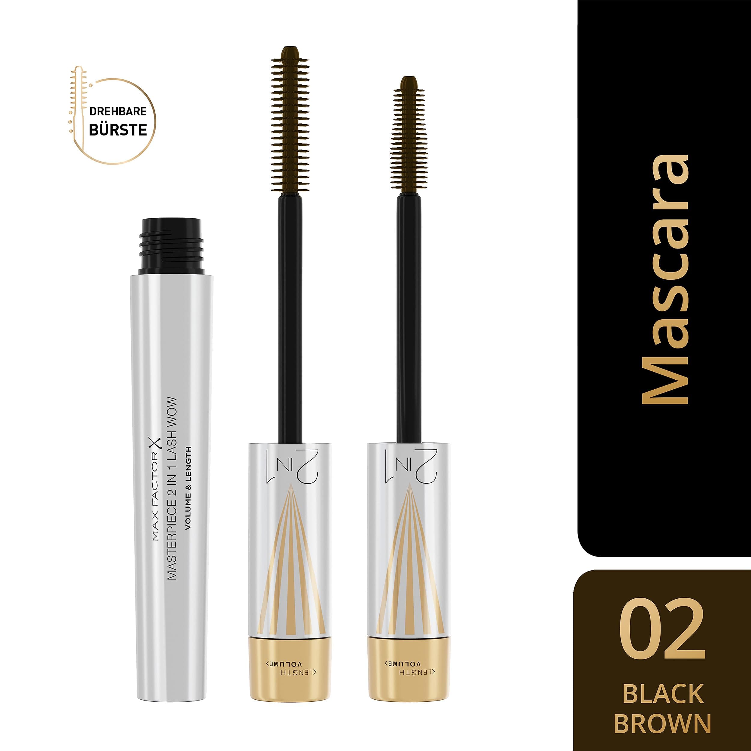 Max Factor Masterpiece 2in1 Lash WOW skropstu tuša