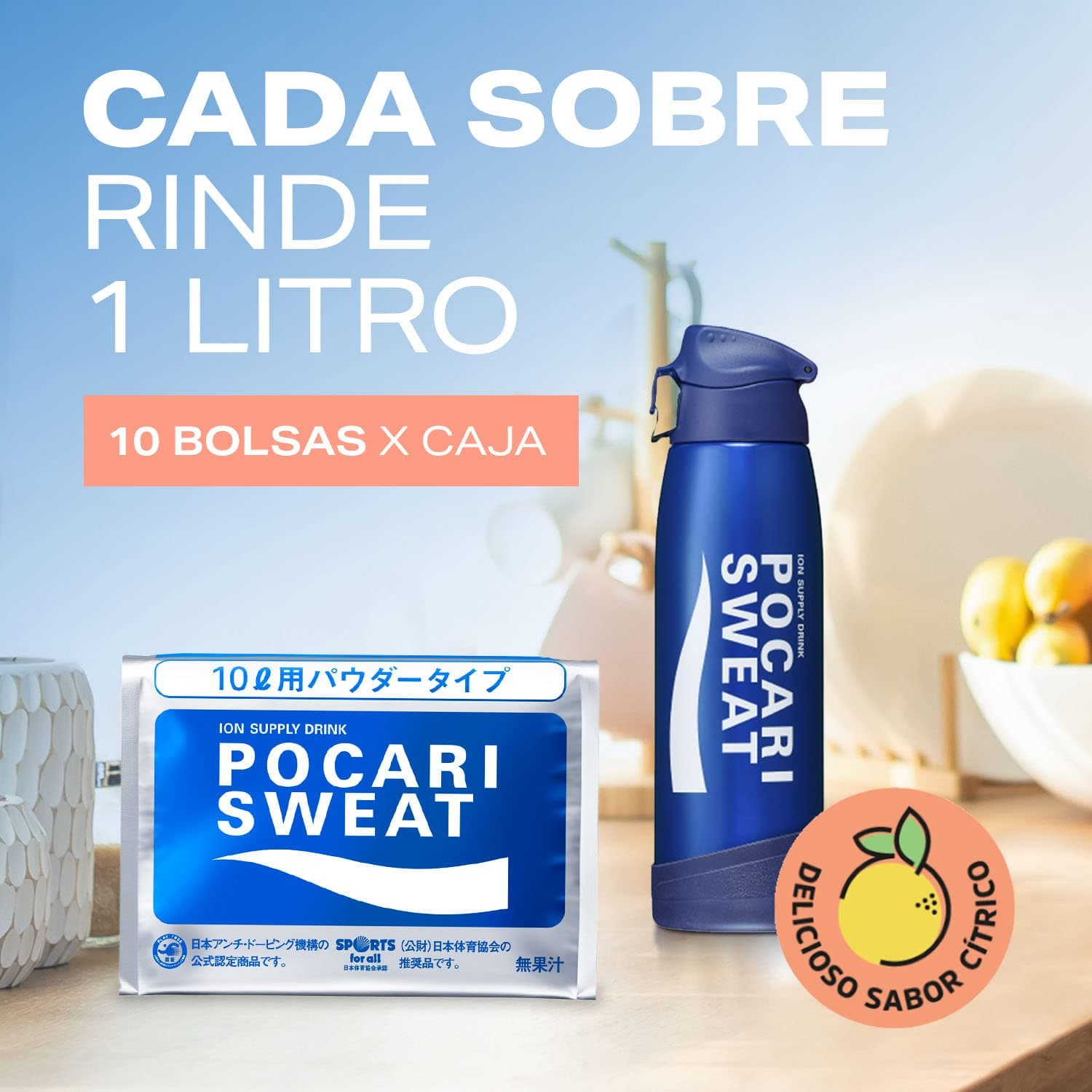 Pocari Sweat Pulveris 10 litriem