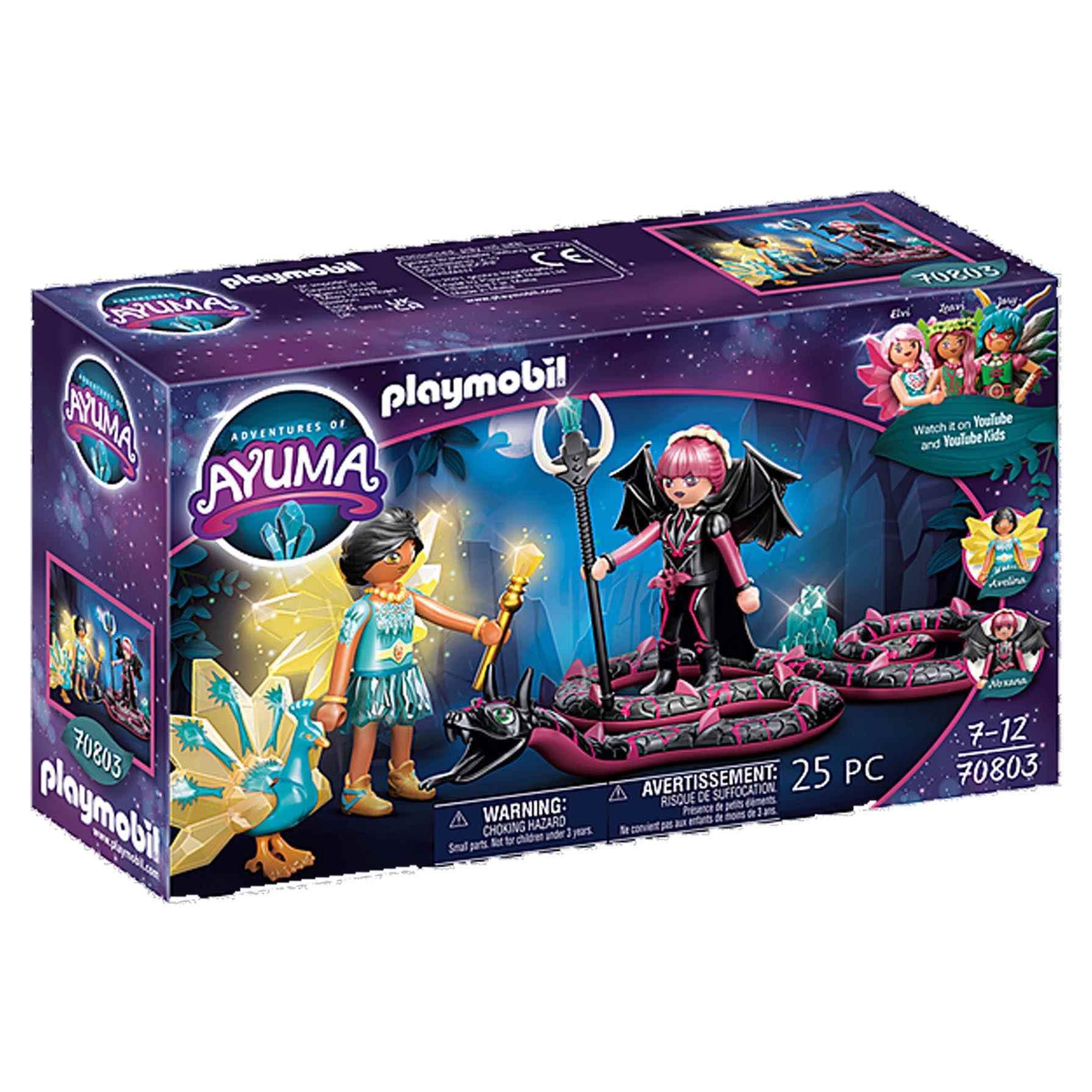 PLAYMOBIL Adventures of Ayuma 70803 Crystal Fairy und Bat Fairy