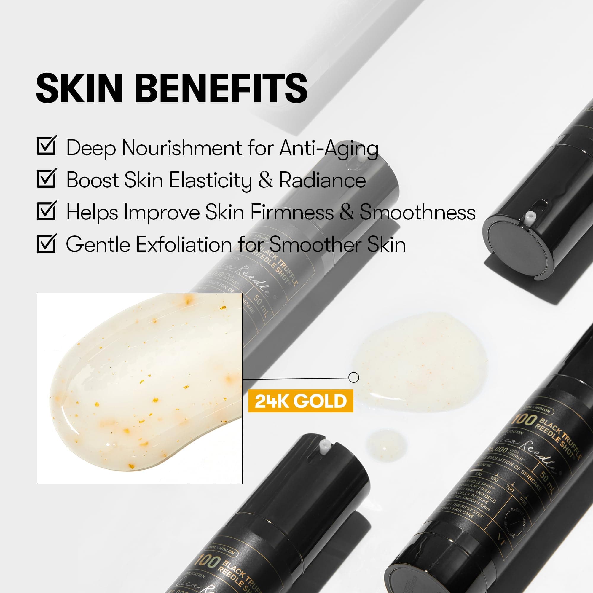 VT COSMETICS VT BLACK TRUFFLE REEDLE SHOT® 100 - Mikroadatu serums