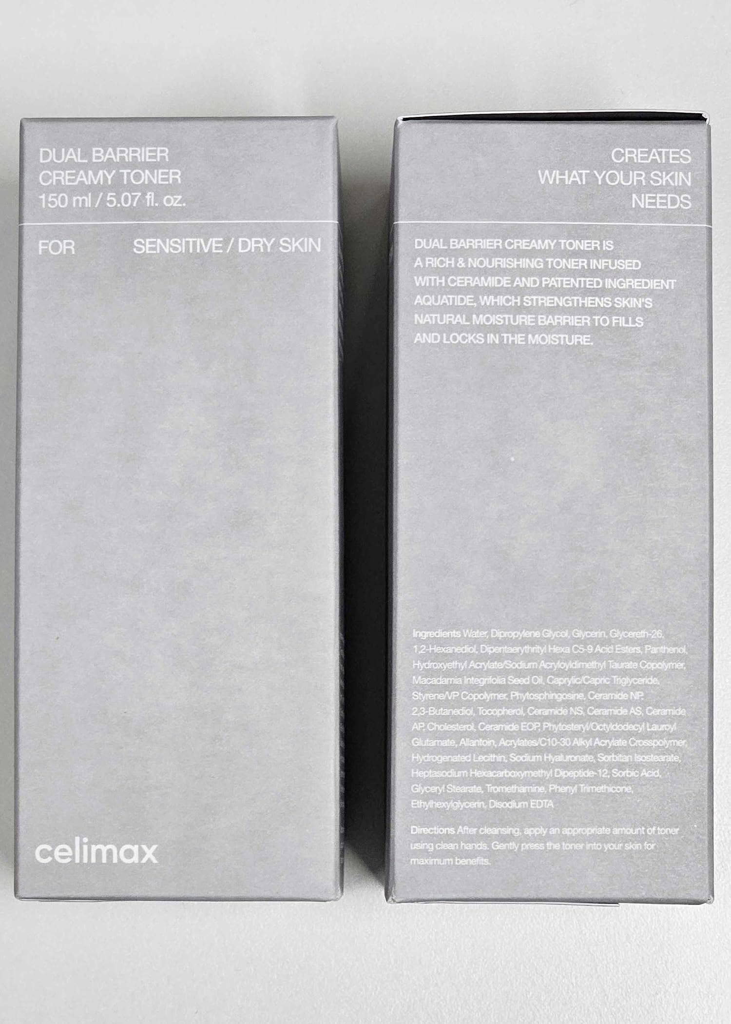 celimax Dual Barrier Creamy Toner, 150ml