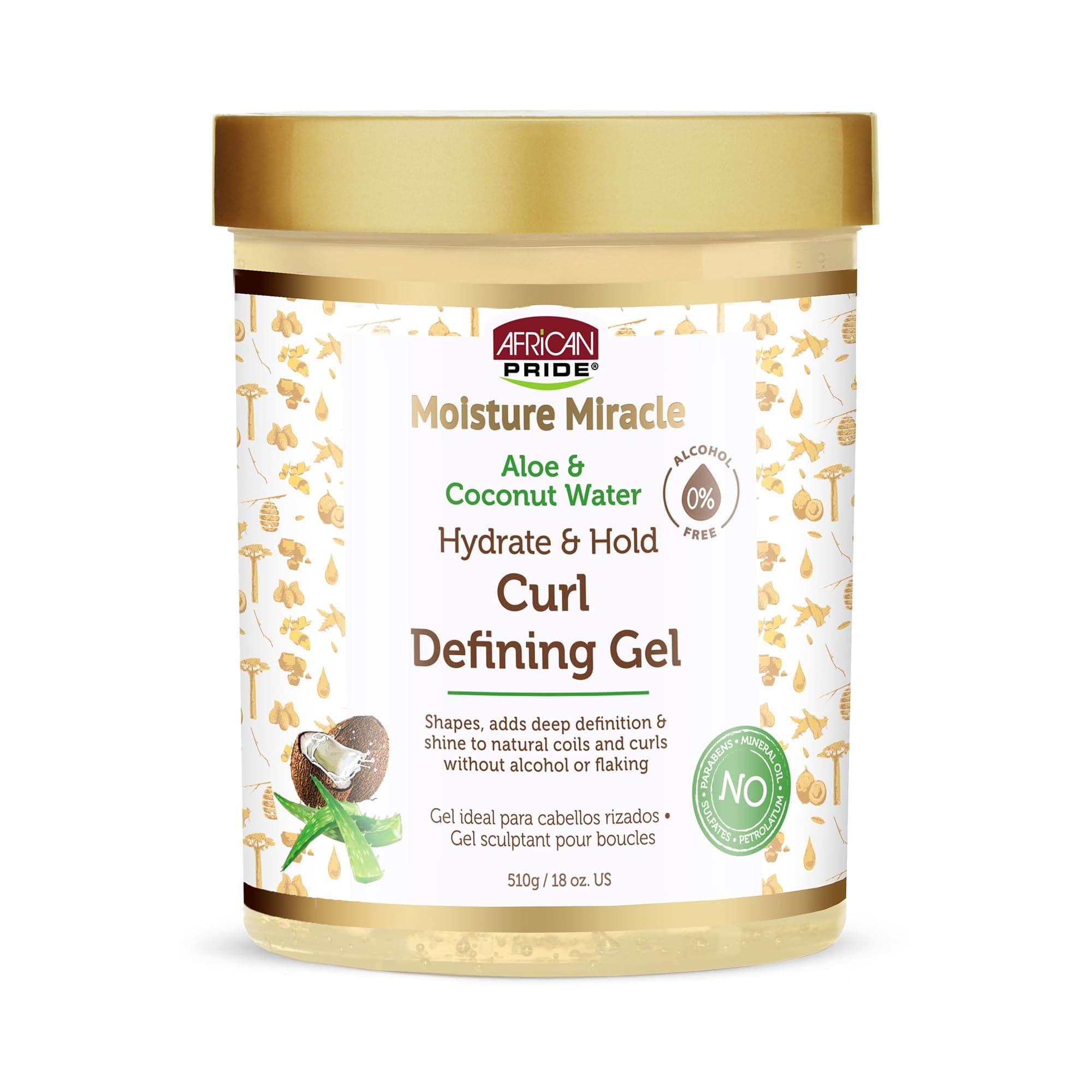 African Pride Moisture Miracle Hydrate & Hold Curl Defining Gel