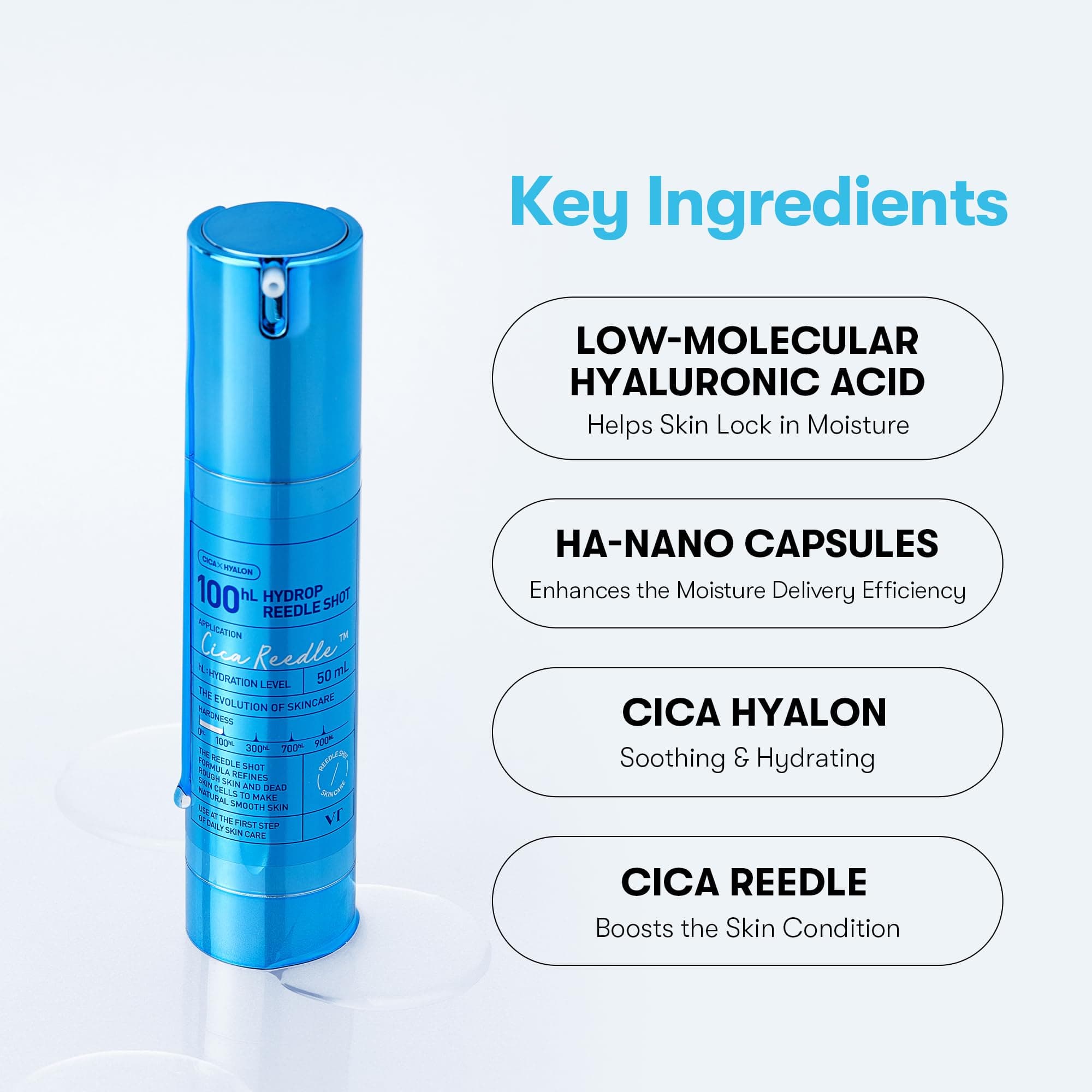 VT COSMETICS Hydrop Reedle Shot 100hL Serums