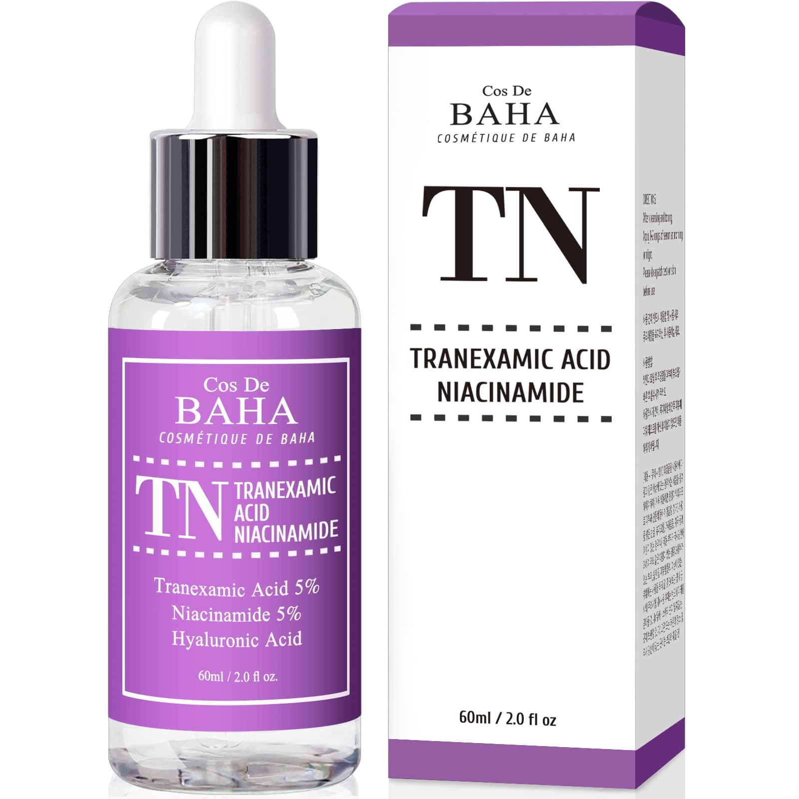 Cos De BAHA Traneksamskābes 5% Serums ar Niacinamīdu 5%