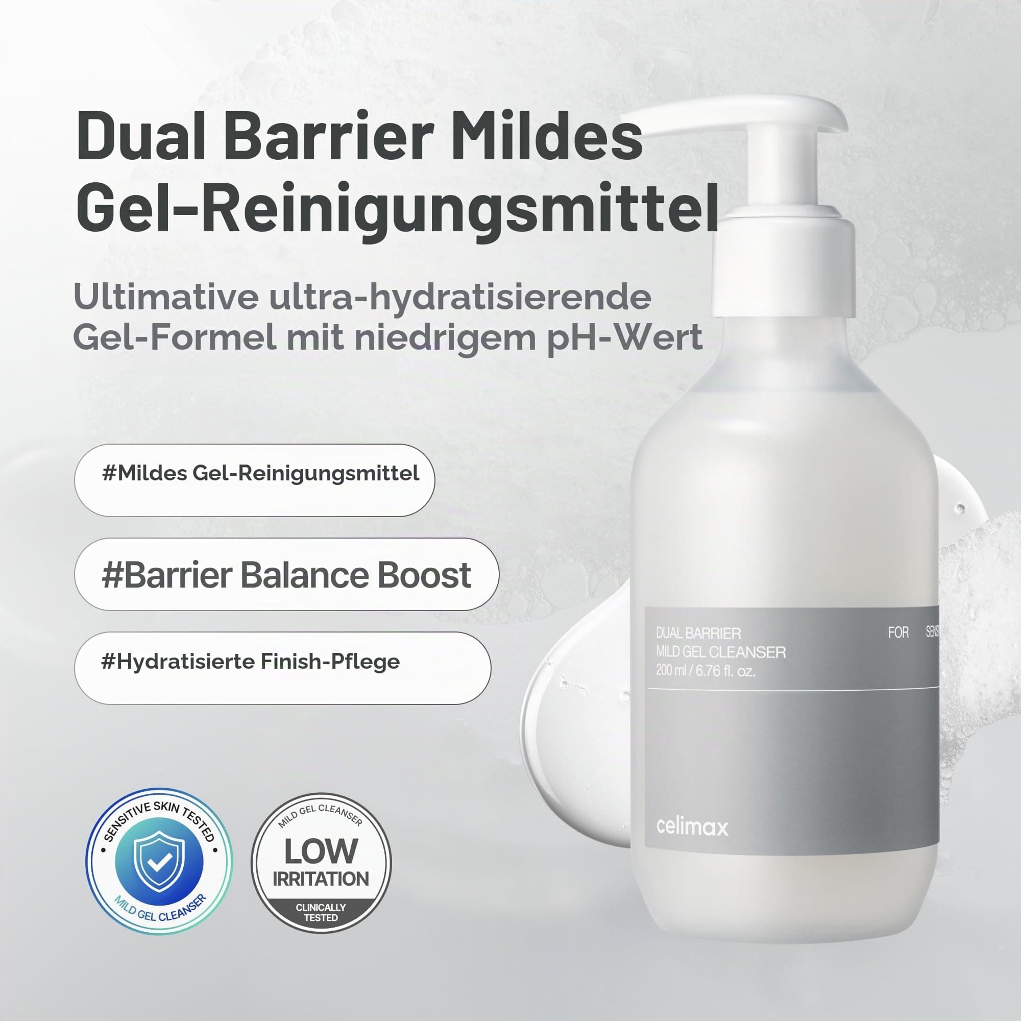 celimax Dual Barrier Mild Gel Cleanser