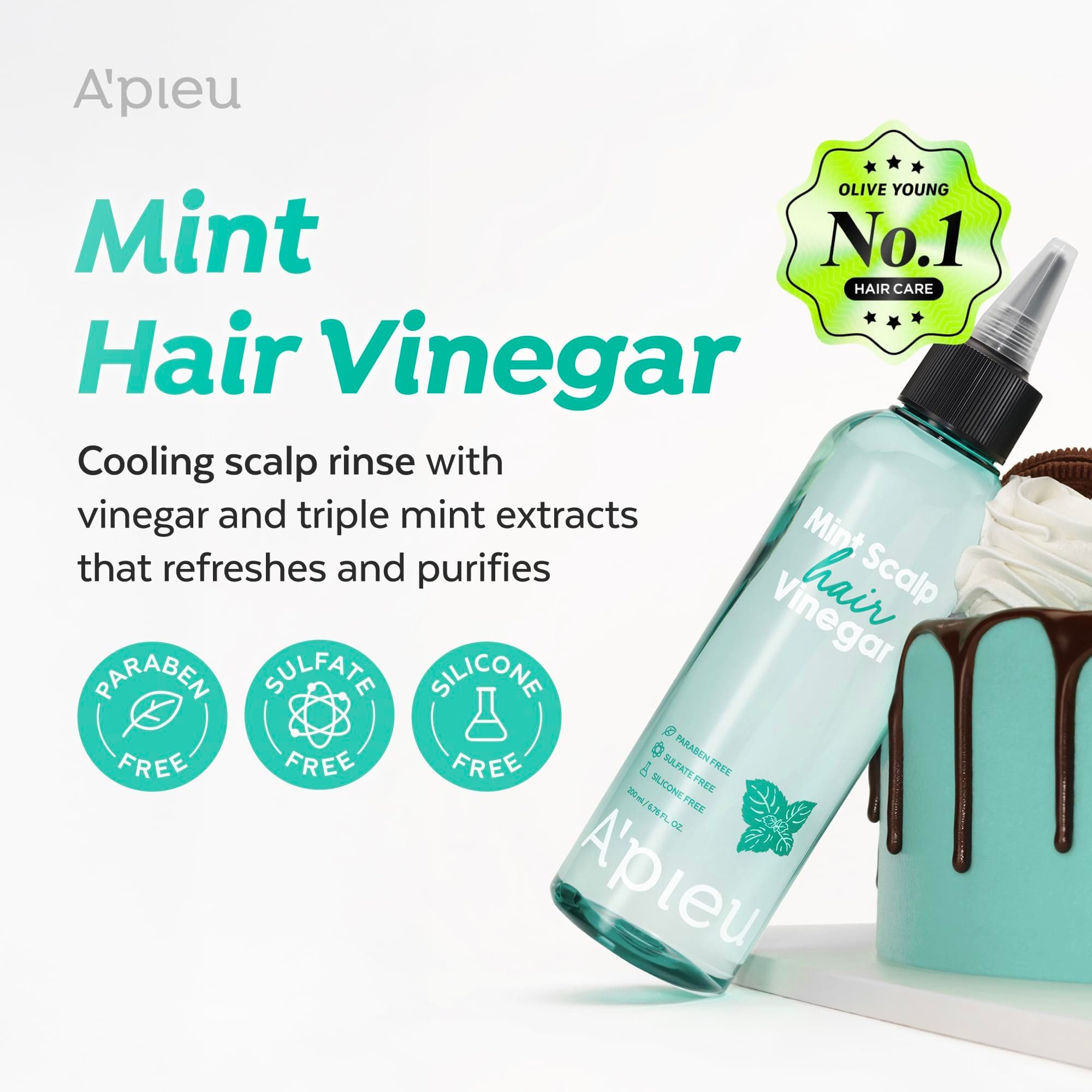 A'pieu - Mint Scalp Hair Vinegar 200 ml