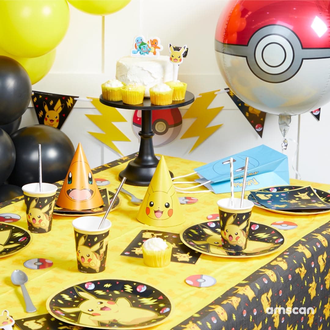 Amscan Pokémon papīra desertu šķīvji, 8 gab.