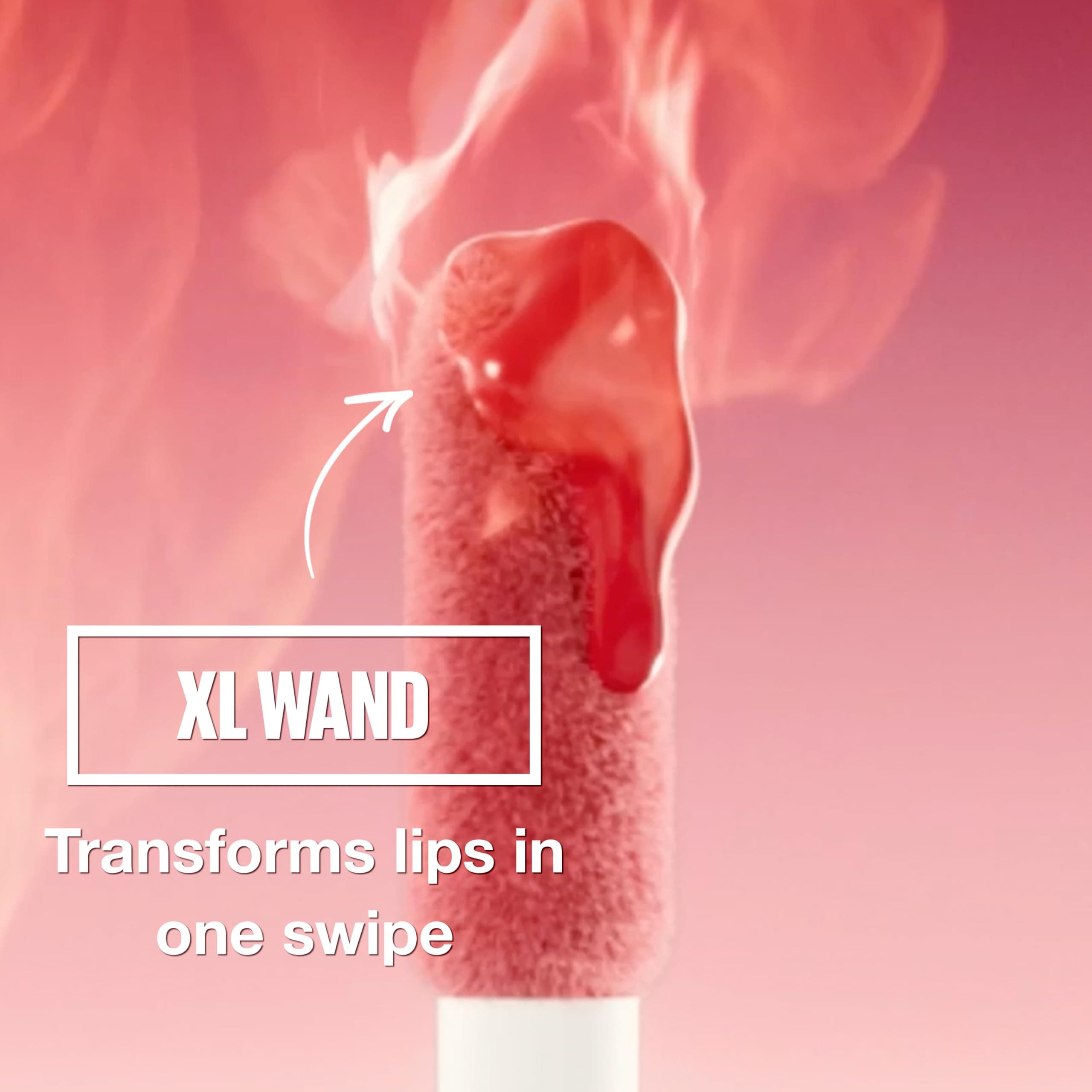 Maybelline New York Glänzender Lipgloss für sichtbar vergrößerte Lippen, Falten mildernd, Mit Maxilip und Chili, Lifter Plump, Farbe: Nr. 004 Red Flag, 1 x 5,4 ml