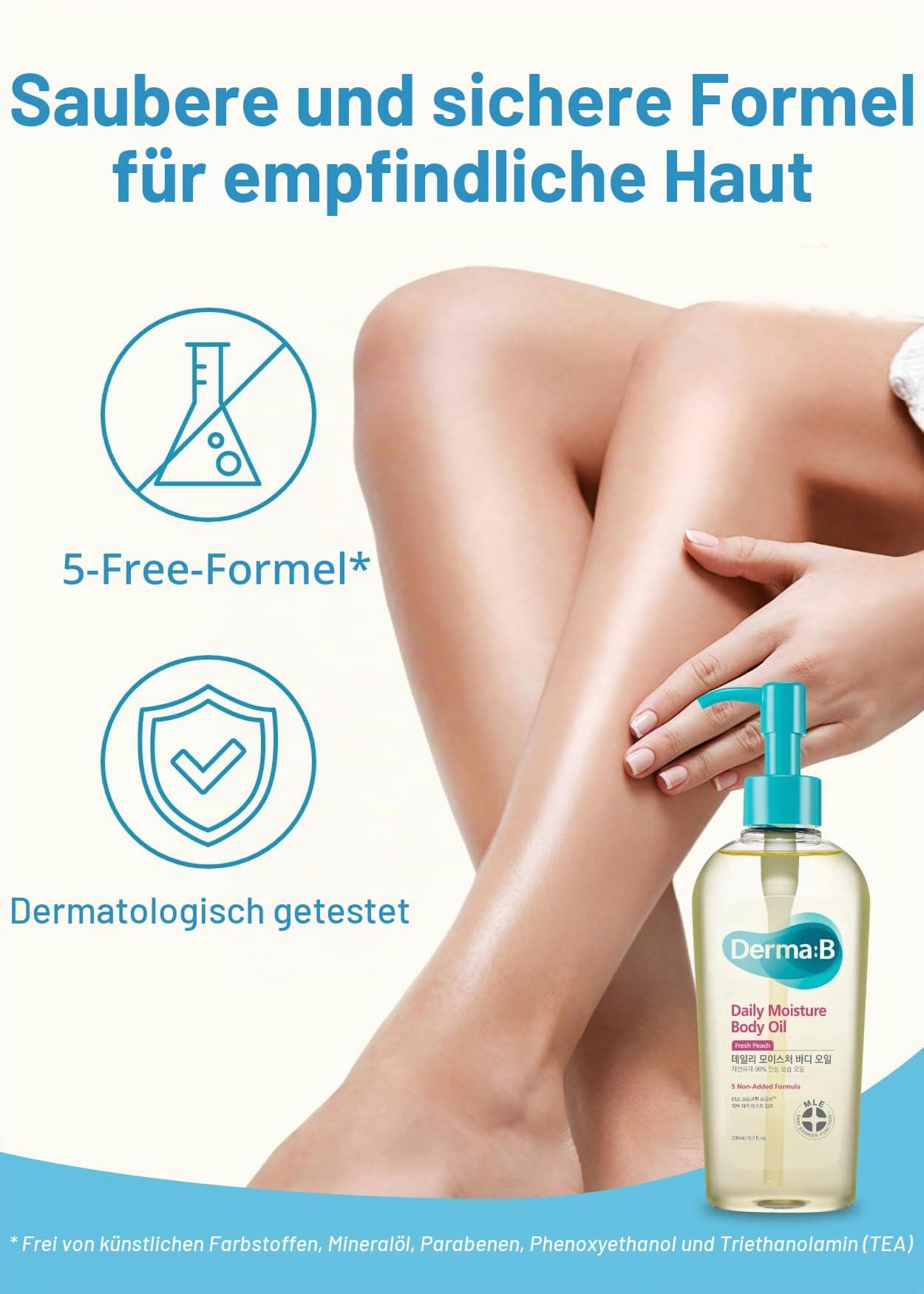 DERMA B Daily Moisture Body Oil