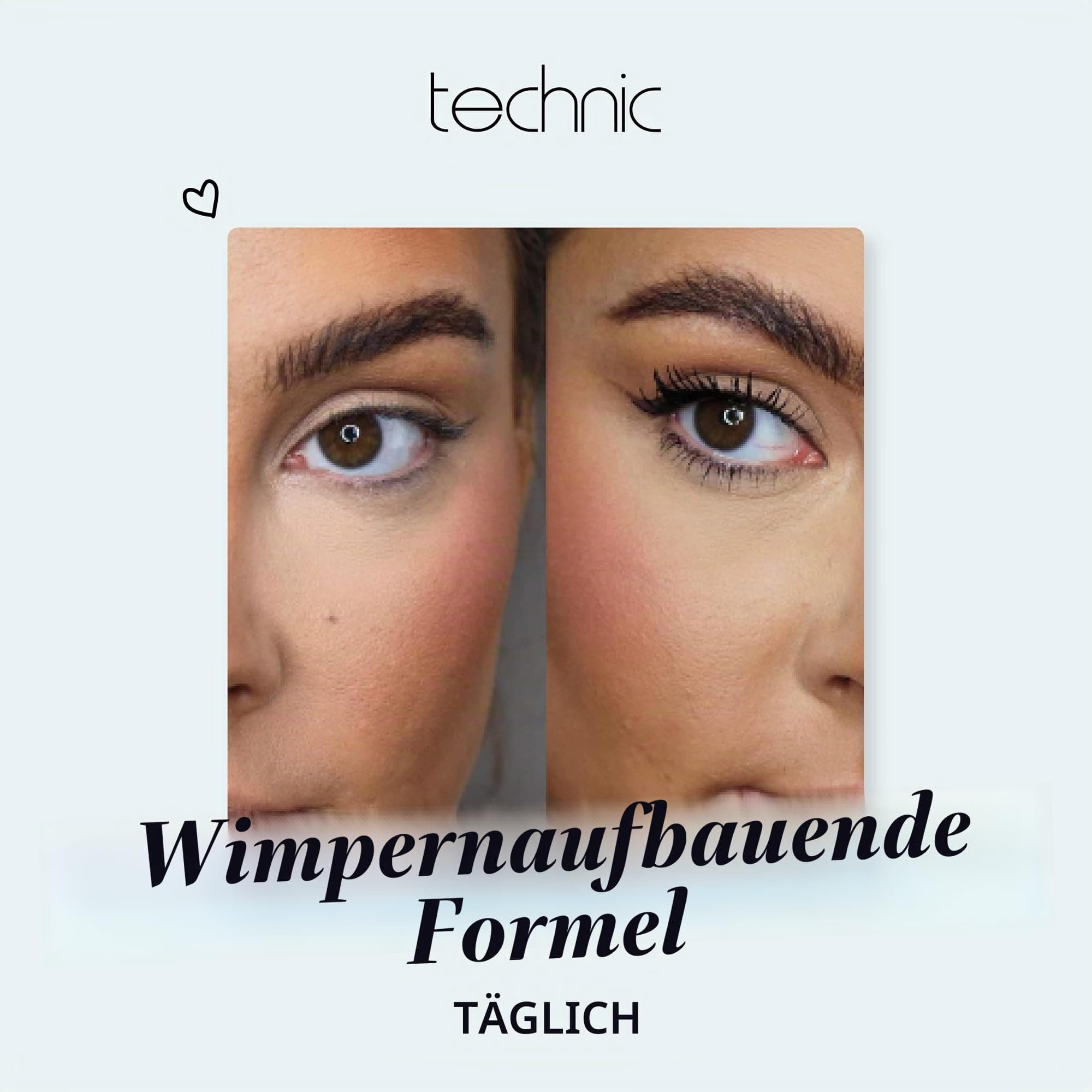 Technic Intense Lash Mascara - Dziļi Melna
