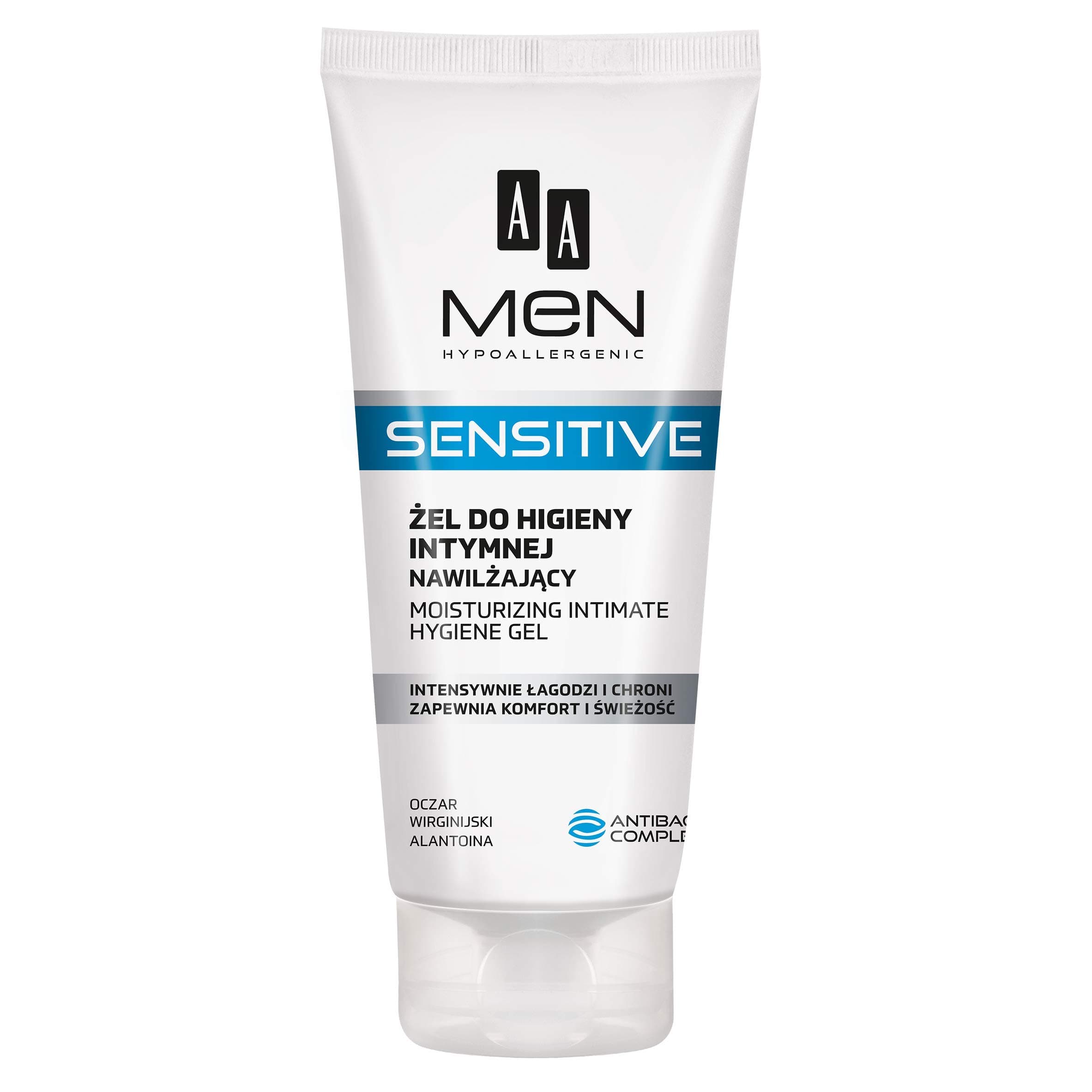 AA Men Sensitive Mitrinošs Intīmās Higiēnas Gels (200 ml)