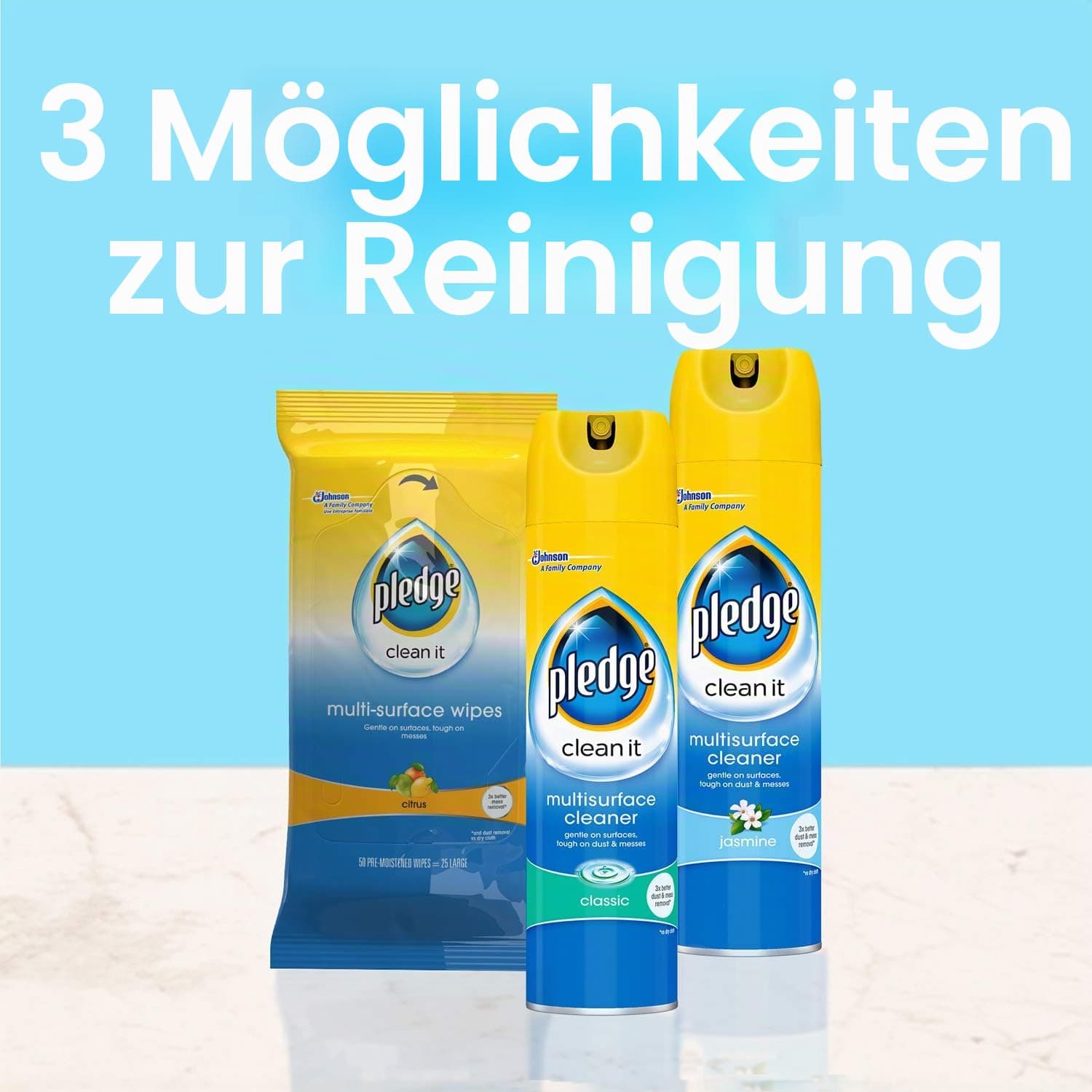 Pledge Clean It Multisurface Polish Cleaner Classic 250ml