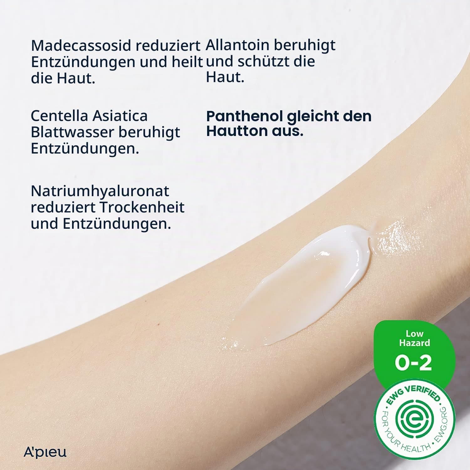 A'PIEU Madecassoside Mitrinošs gela krēms