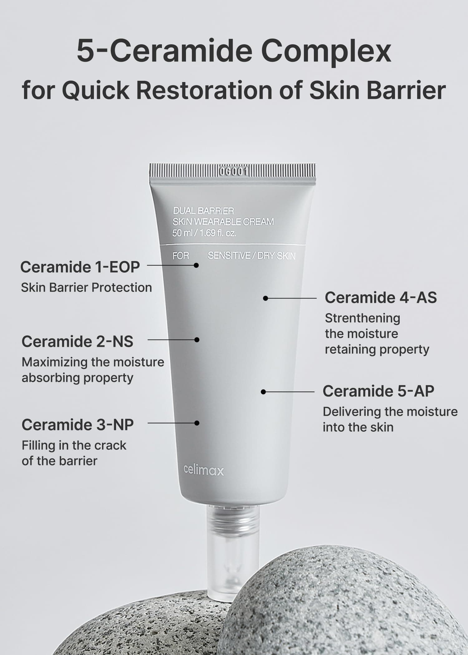 celimax Dual Barrier Skin Wearable Cream, 50ml