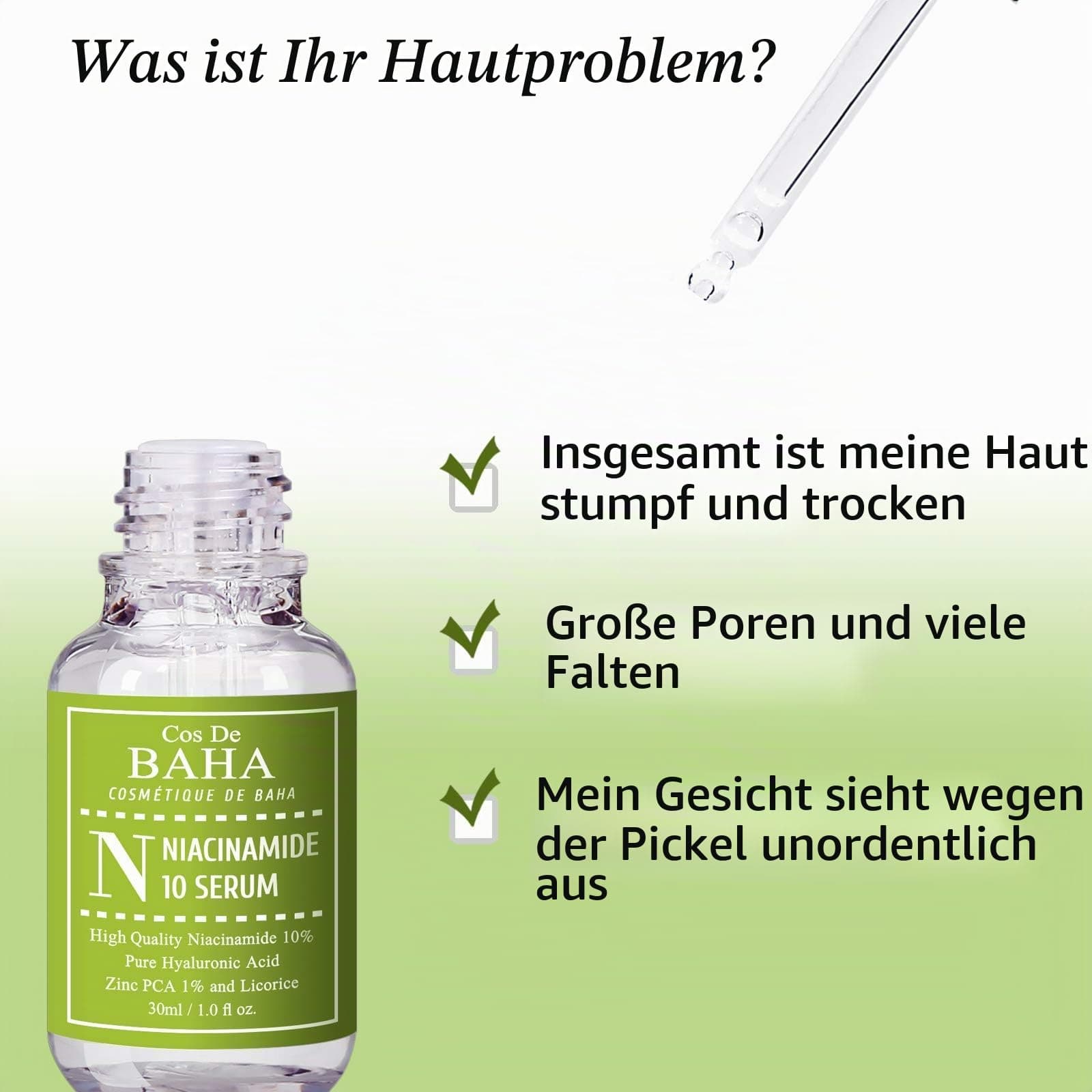 Cos De BAHA 10% Niacinamīda Serums