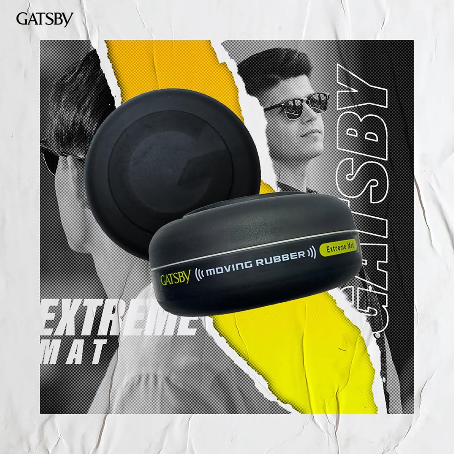 GATSBY Moving Rubber Extreme Matte Matu vasks ar ziedu smaržu 80 g