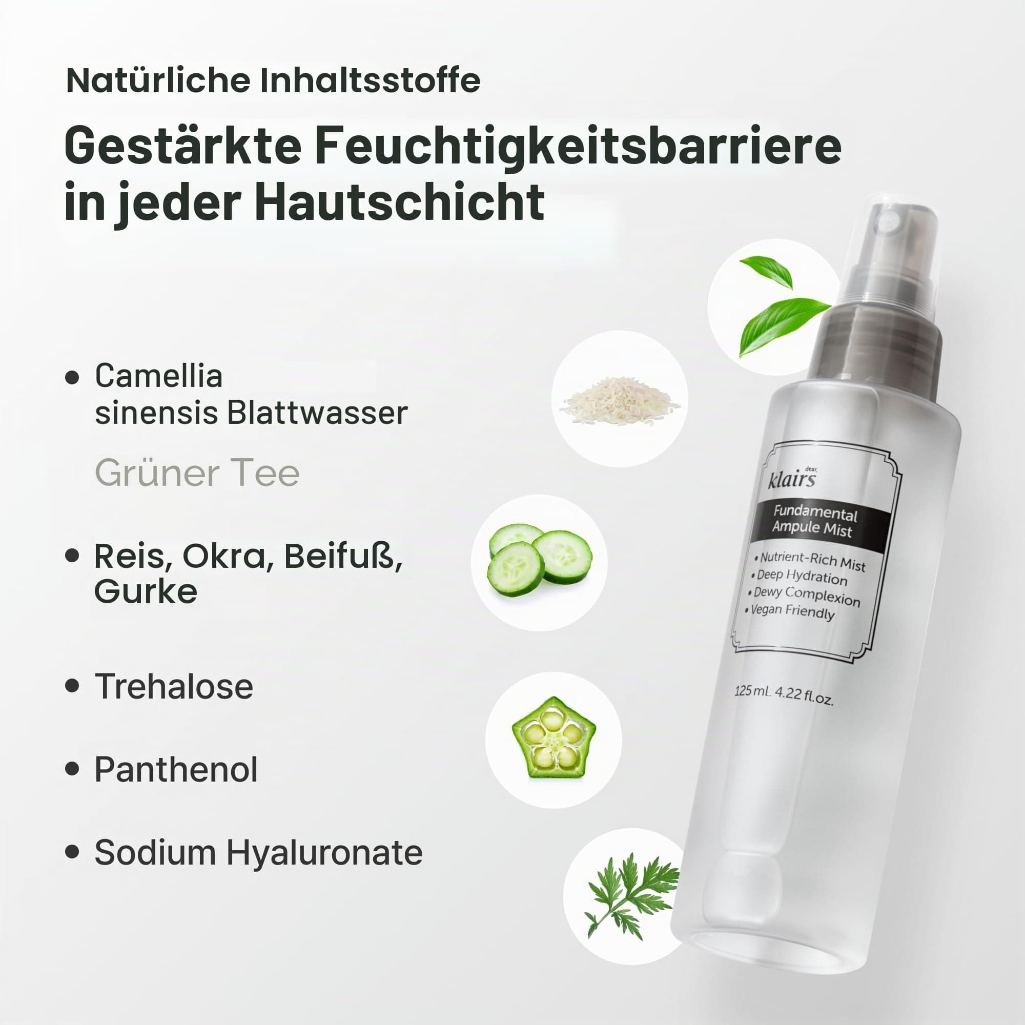 Dear Klairs Fundamental Ampule Mist, 125 ml