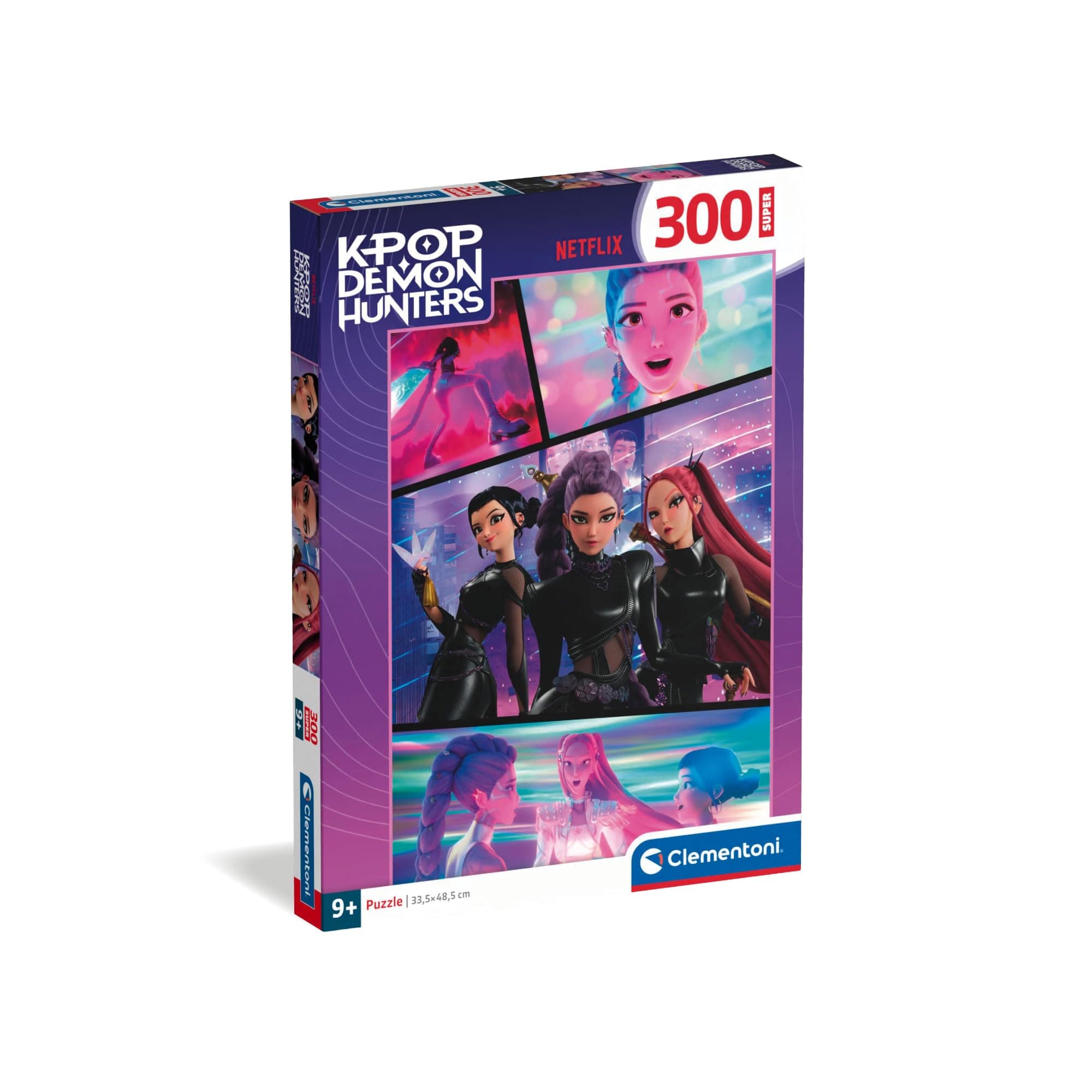 Clementoni Supercolor Kpop Demon Hunters - Puzzle 300 detaļas