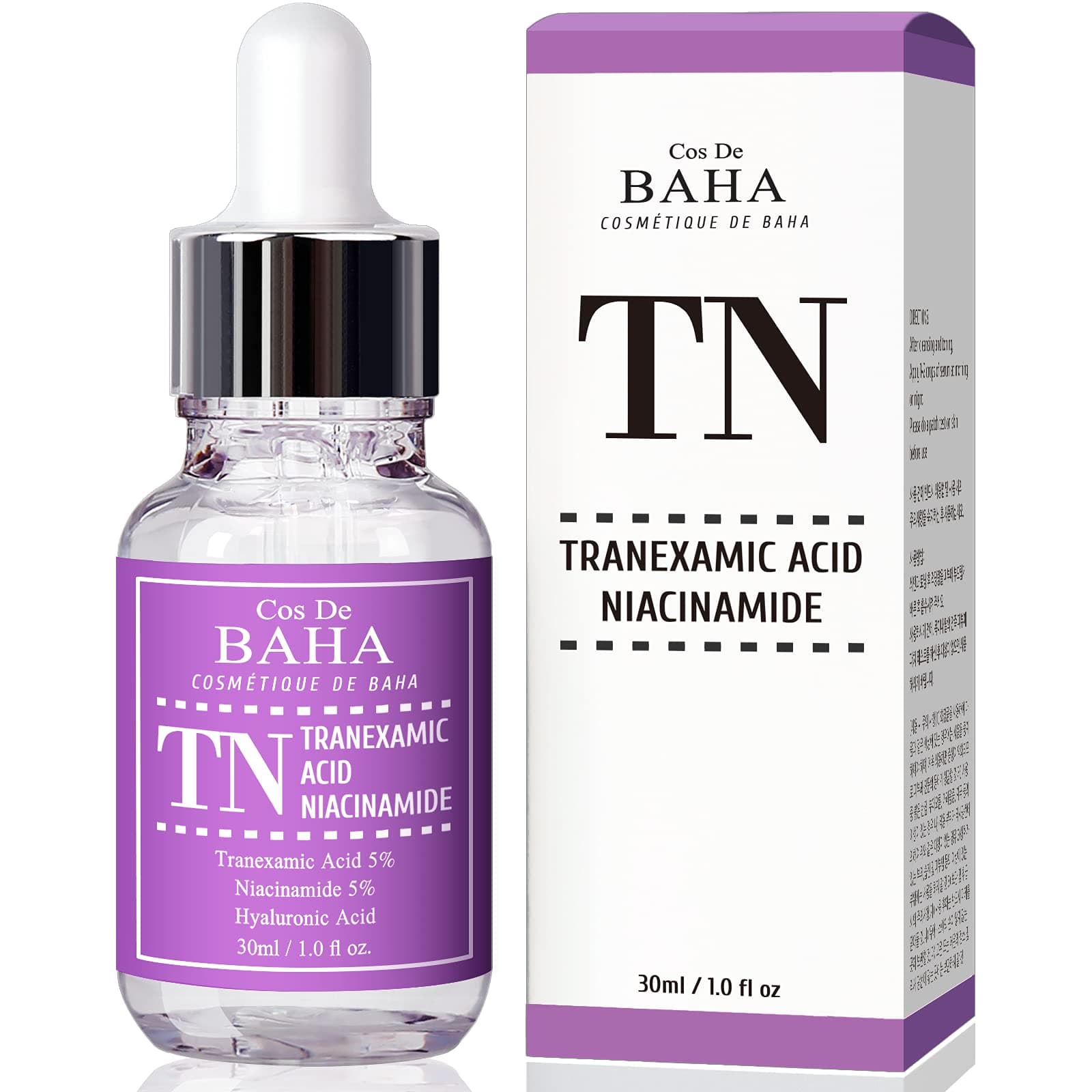 Cos De BAHA Tranexamic Acid 5% Serum ar Niacinamide 5%