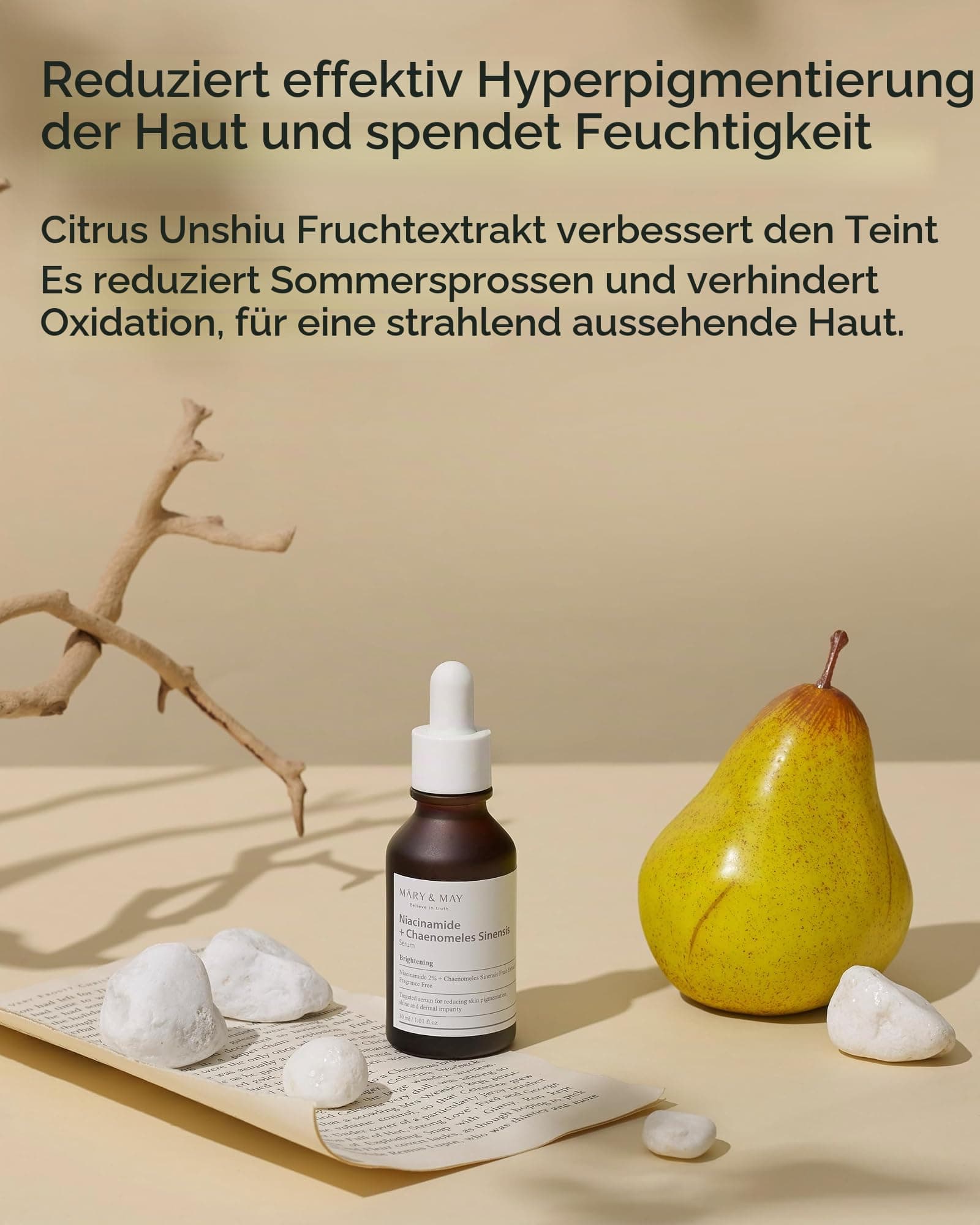 Mary&May Niacinamide + Chaenomeles Sinensis Serum (30 ml)