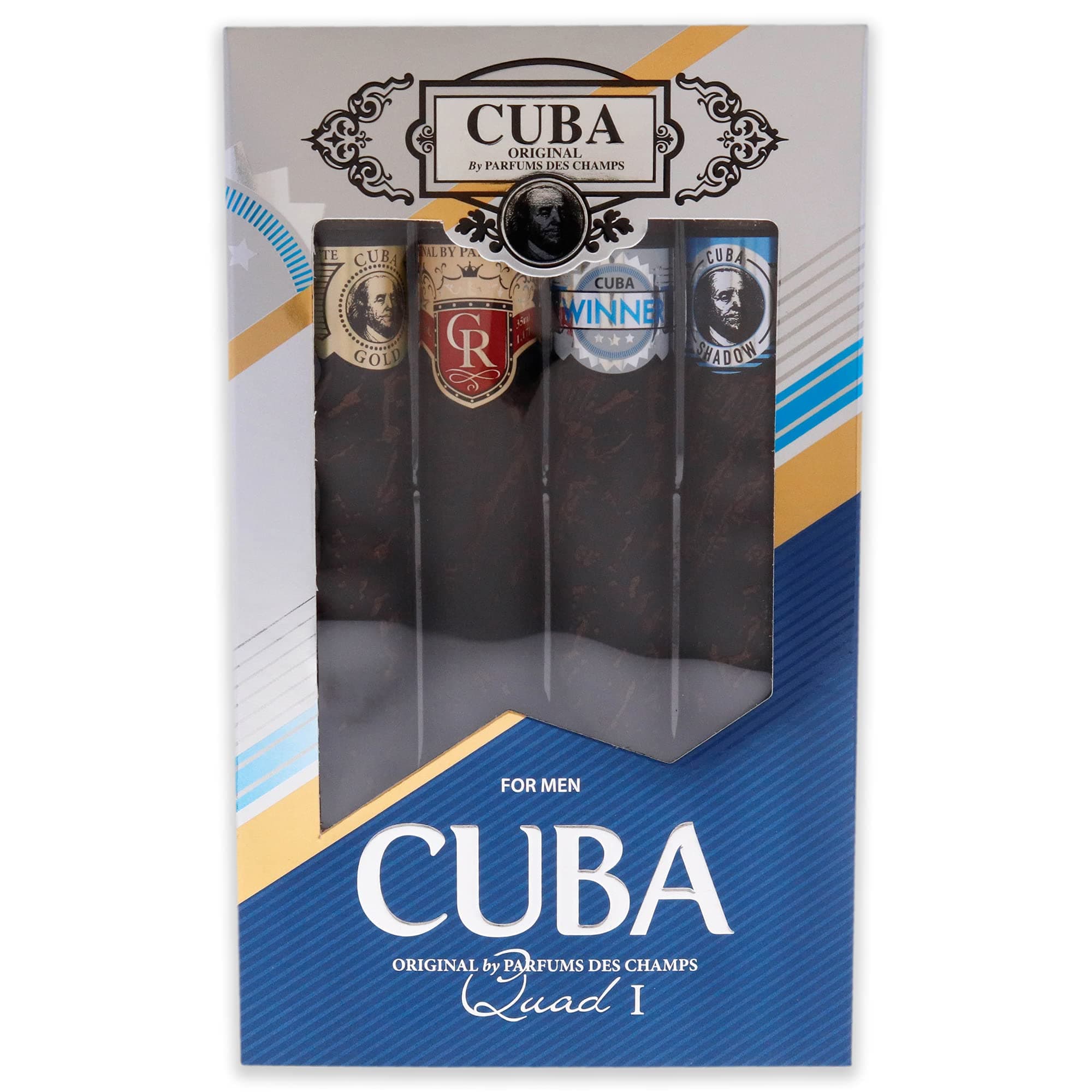 Cuba Quad I 4x35ml Tualetes Ūdens Dāvanu Komplekts Vīriešiem