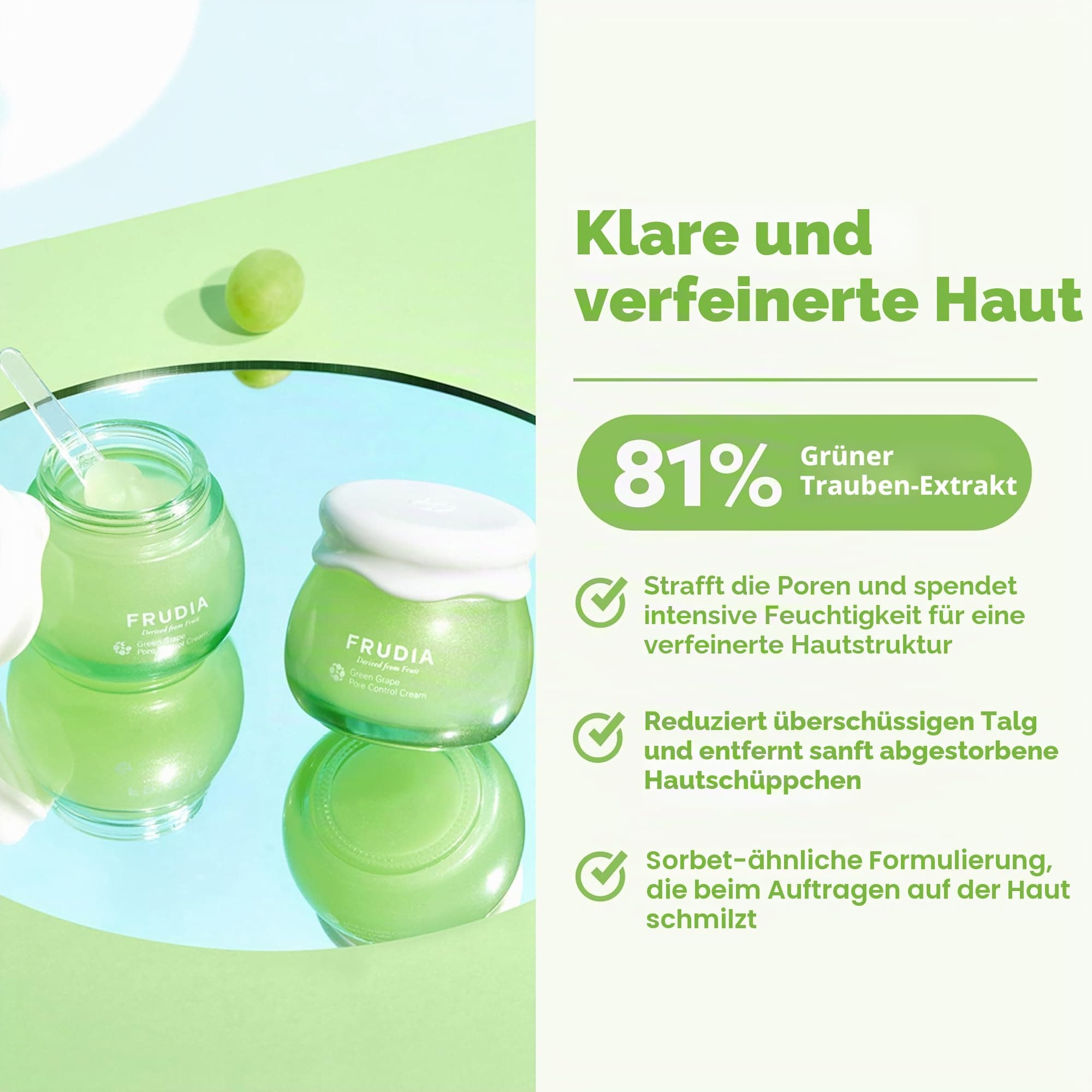 FRUDIA Green Grape Pore Control Cream