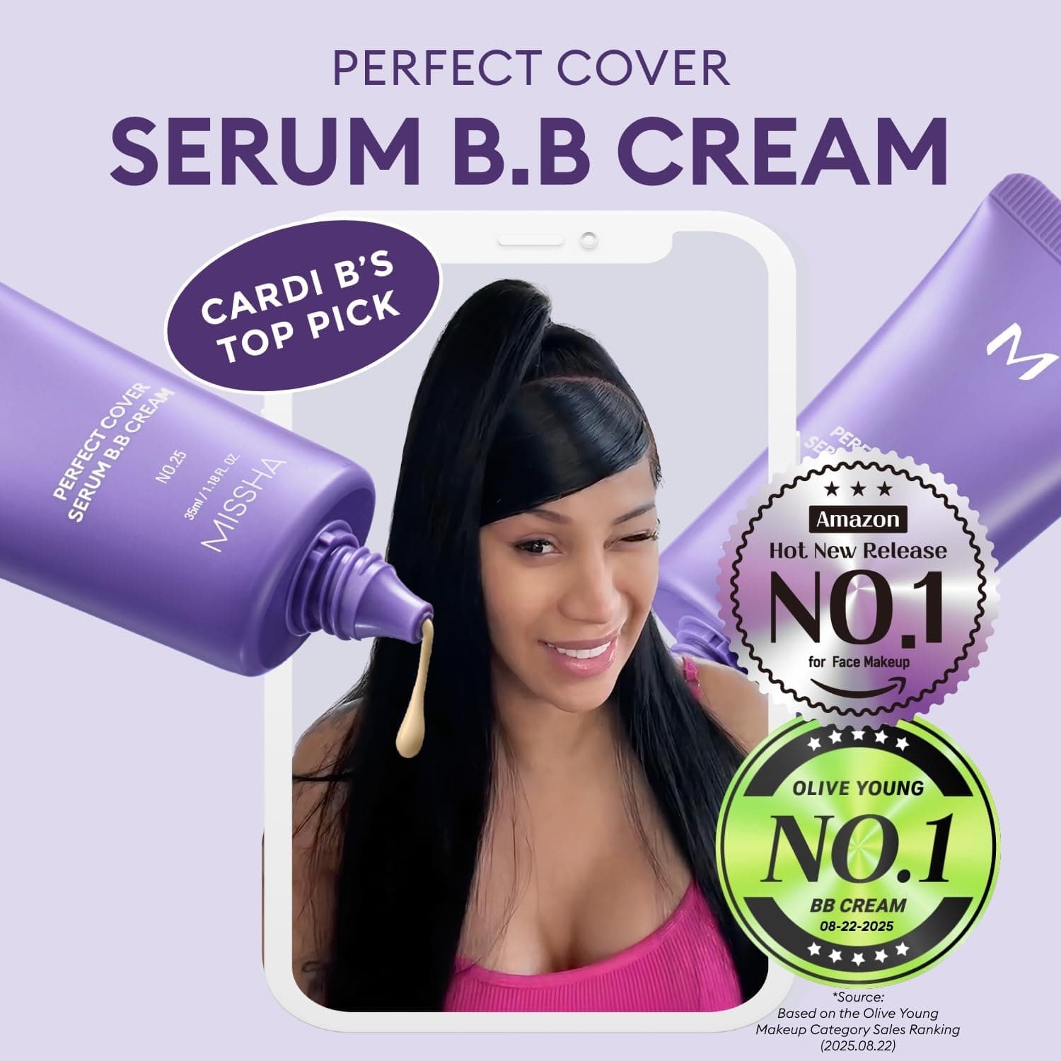 MISSHA M PERFECT COVER SERUM BB CREAM No.21 Light Beige