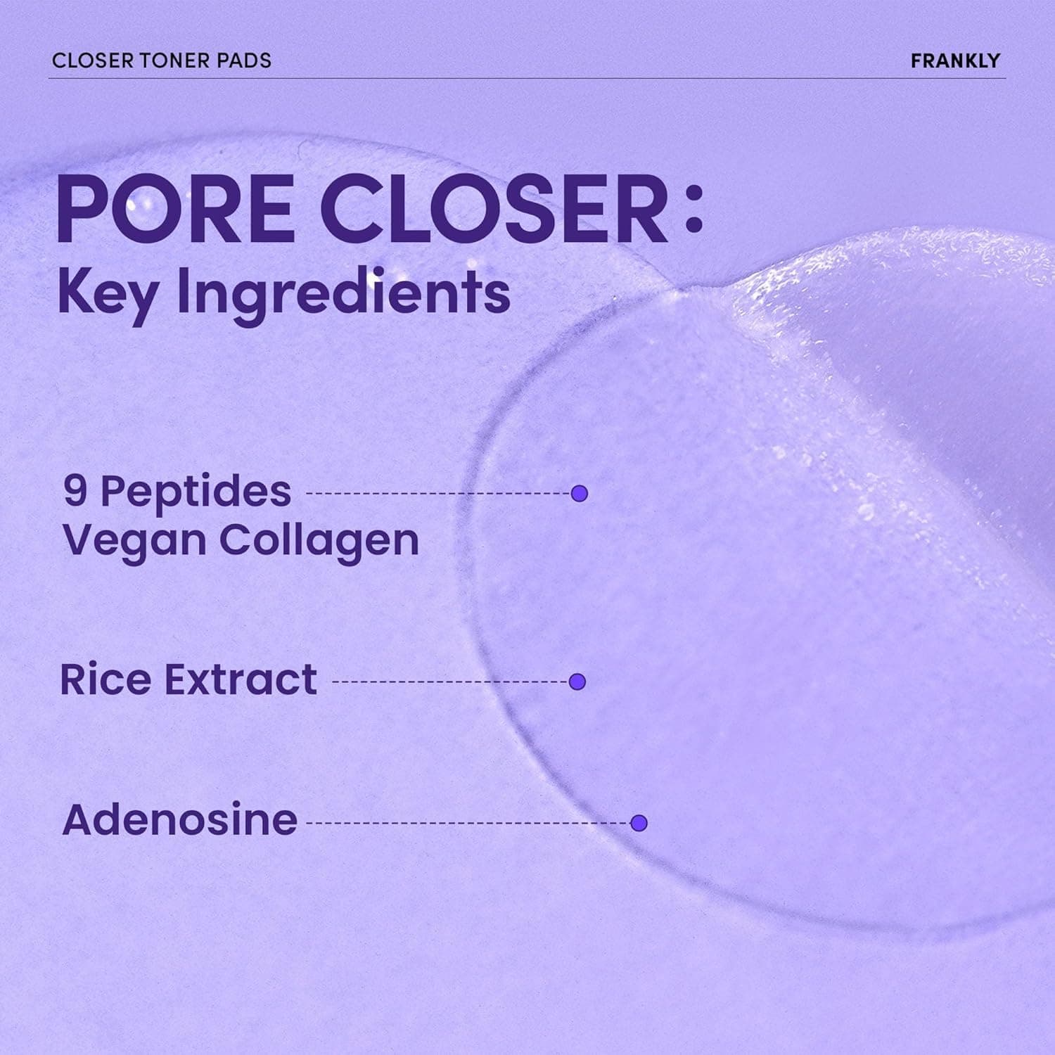 FRANKLY Pore Closer Tonerpads