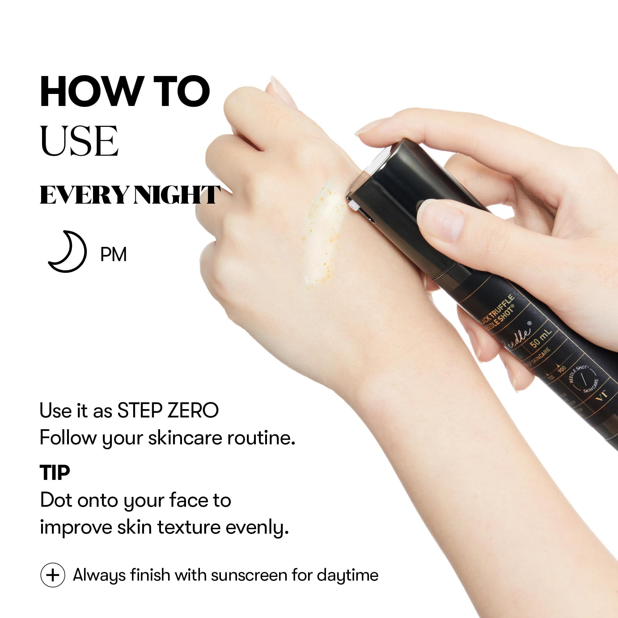 VT COSMETICS VT BLACK TRUFFLE REEDLE SHOT® 100 - Mikroadatu serums