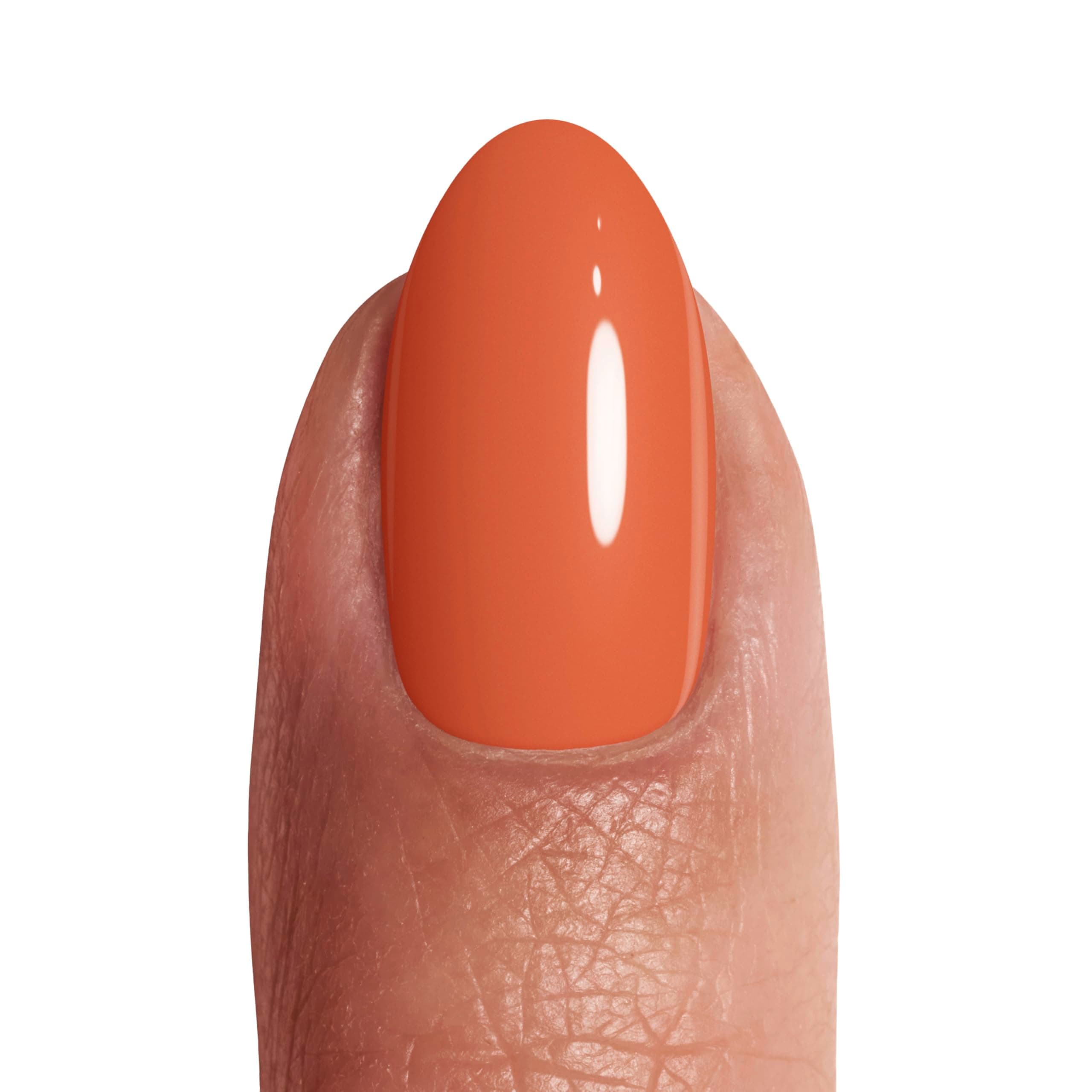 essie Nagellack Nr. 824 frilly lilies, krēmīgs apdares, oranžs