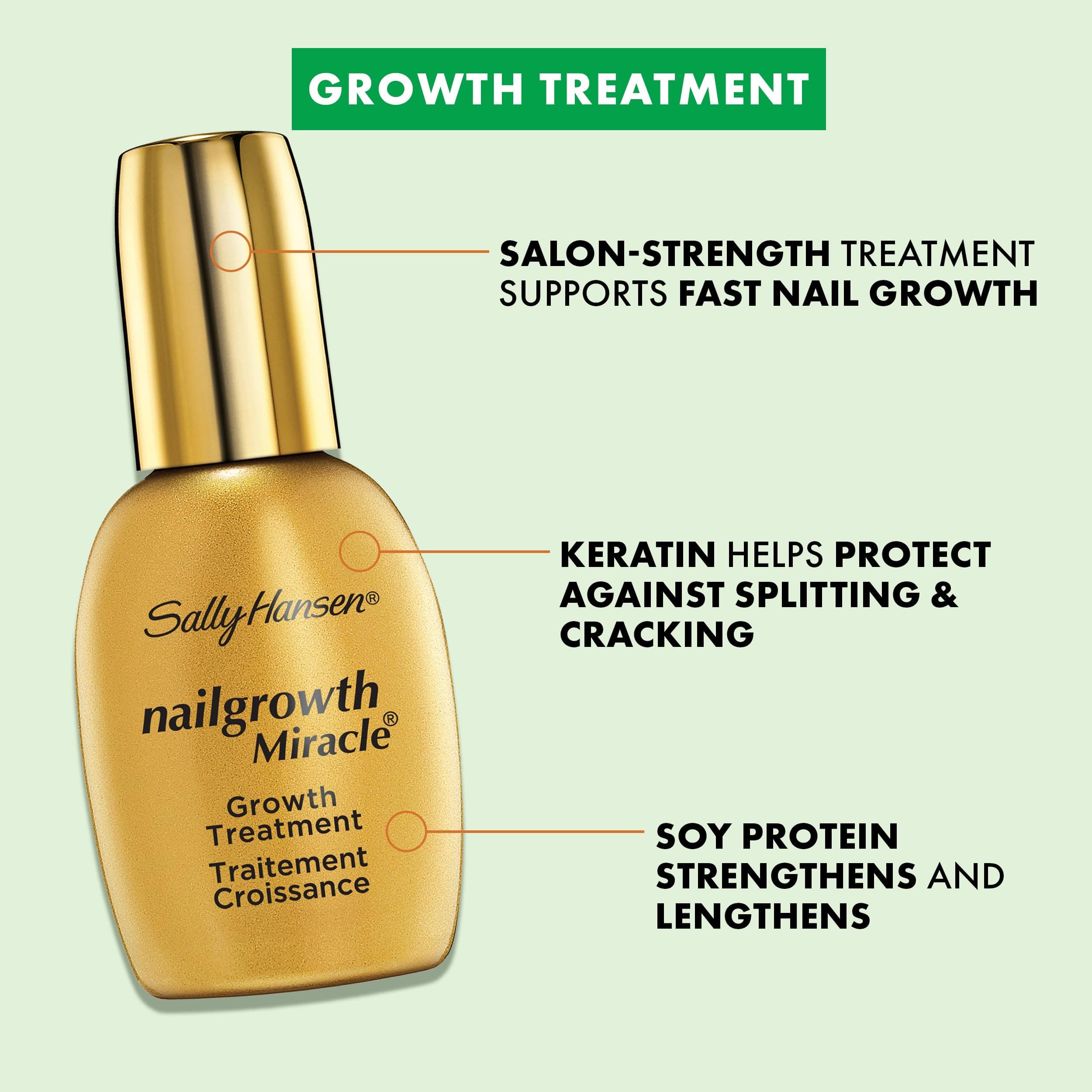 Sally Hansen Trt Nailgrowth Miracle nagu augšanas brīnums