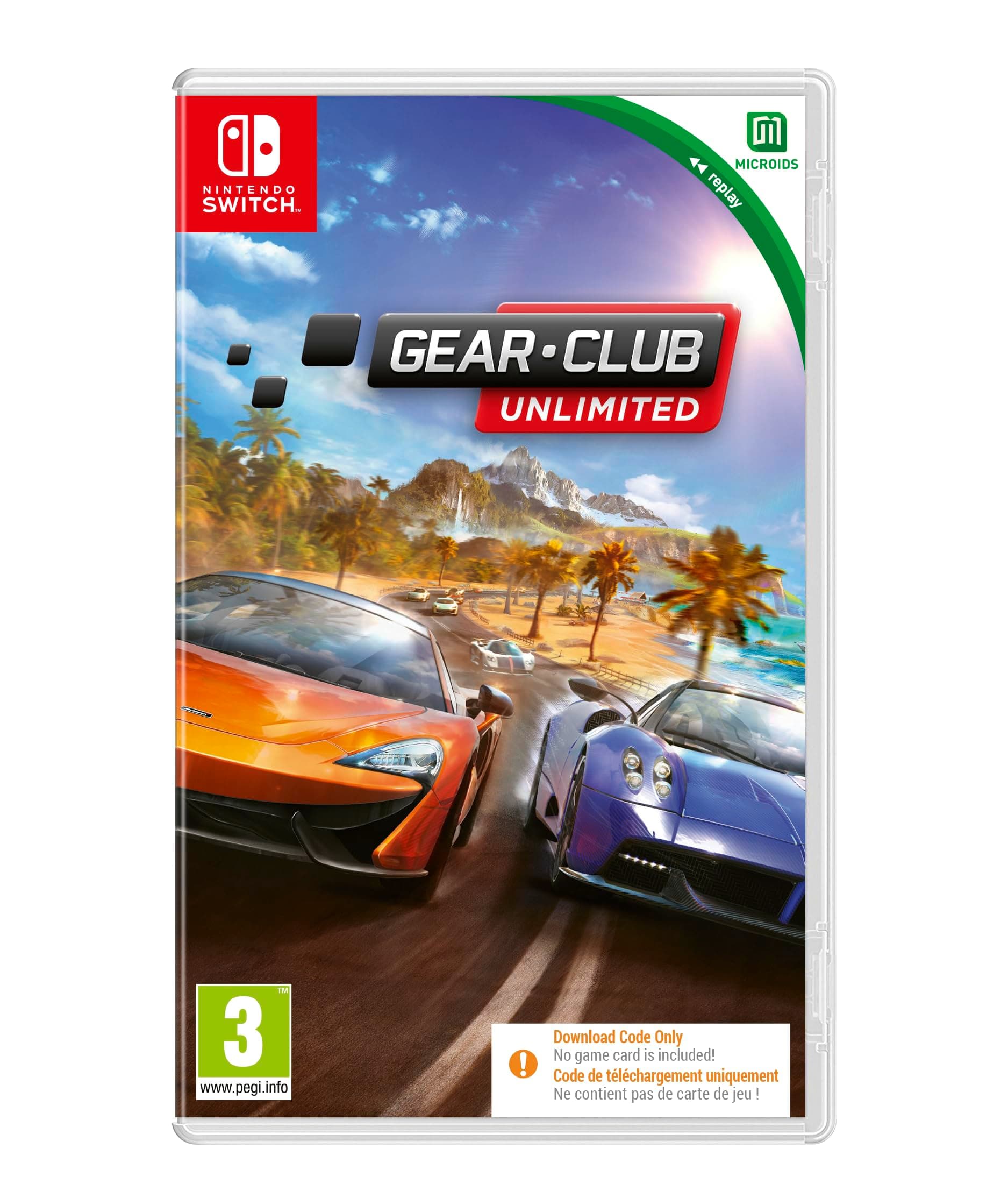 Gear Club Unlimited - Nintendo Switch (tikai lejupielādes kods)