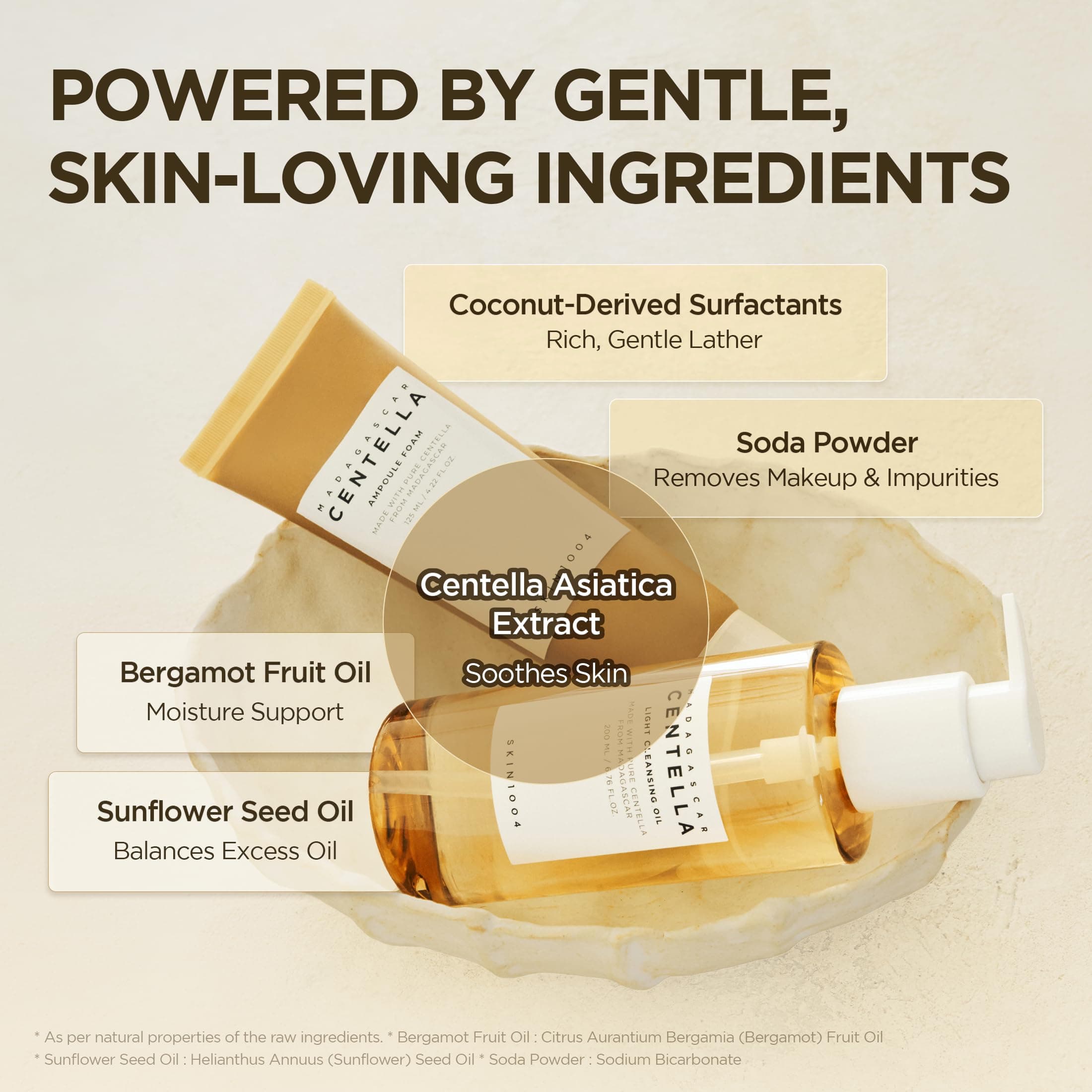 SKIN1004 Centella Double Cleansing Duo - Attīrošs līdzekļu komplekts