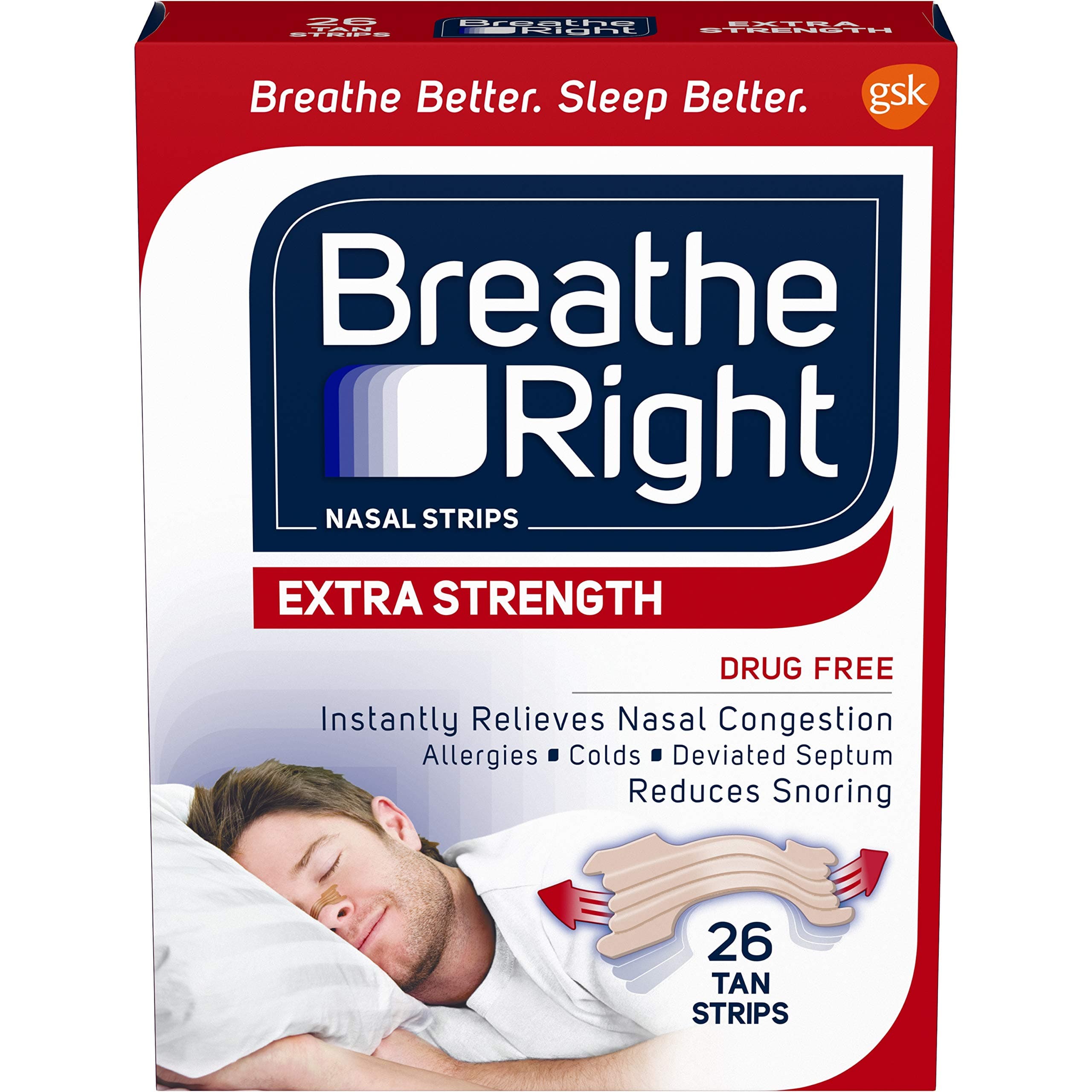 Breathe Right Extra deguna strēmeles