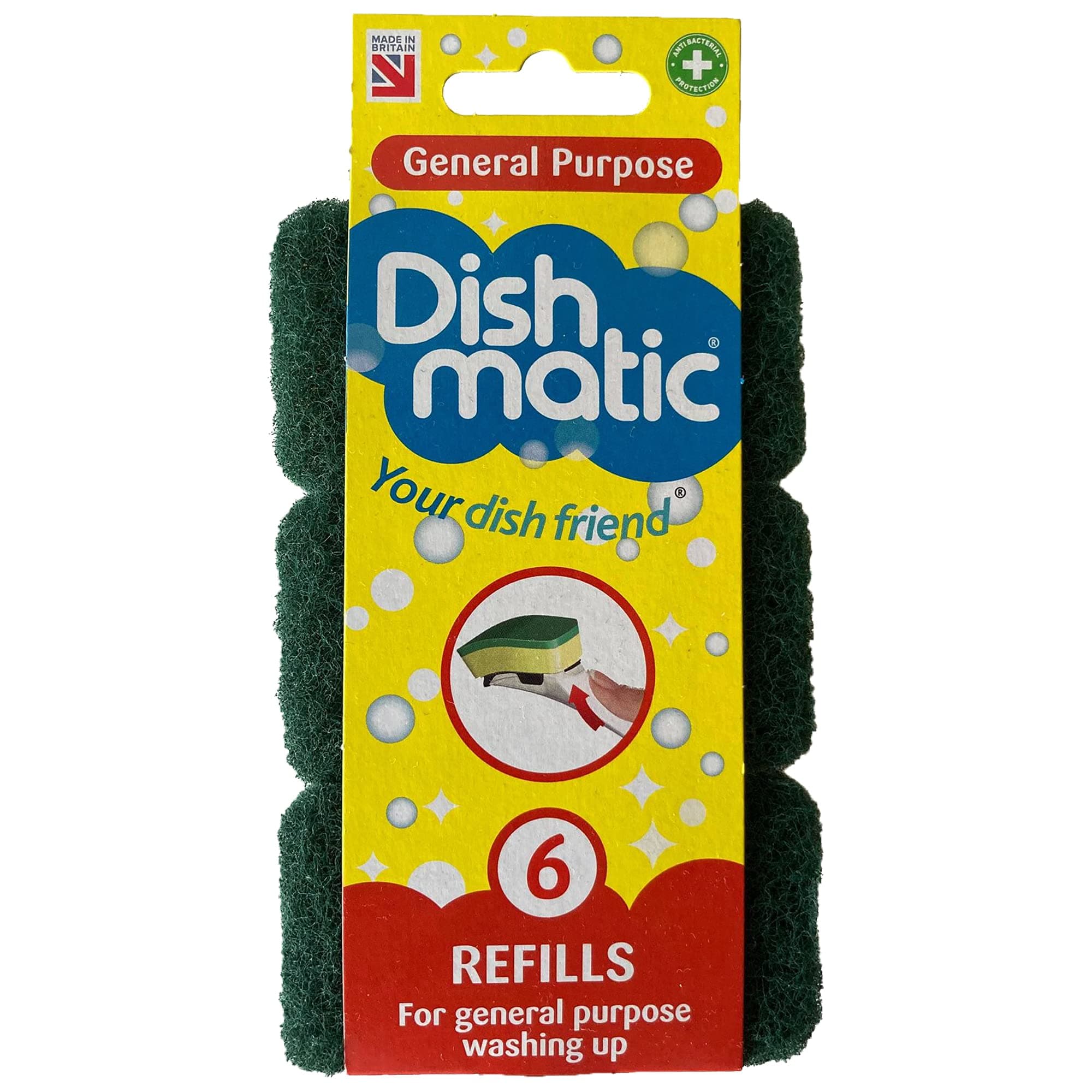 Dishmatic Universālie trauku mazgājamie sūkļi (6 gab.)