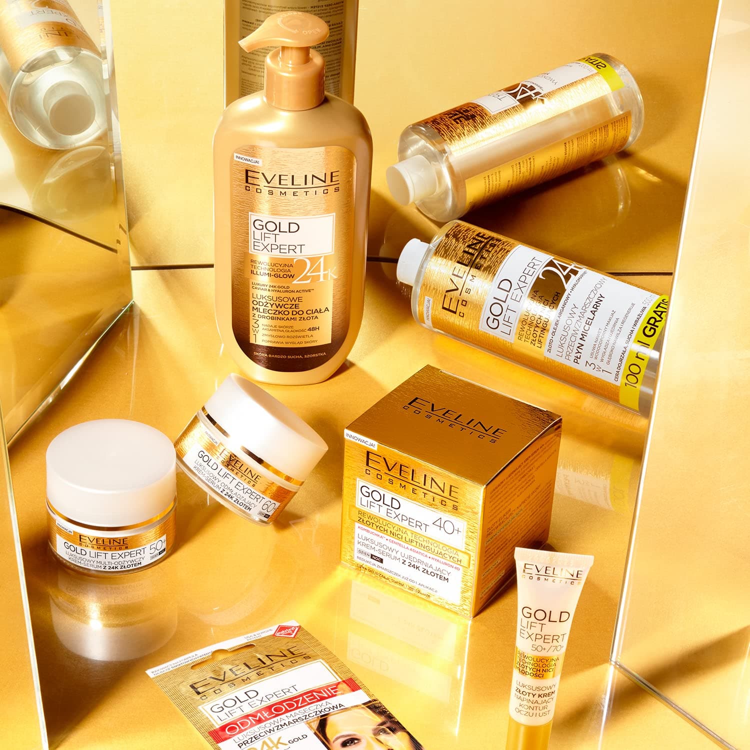Eveline Cosmetics Gold Lift Expert Micelārais Ūdens