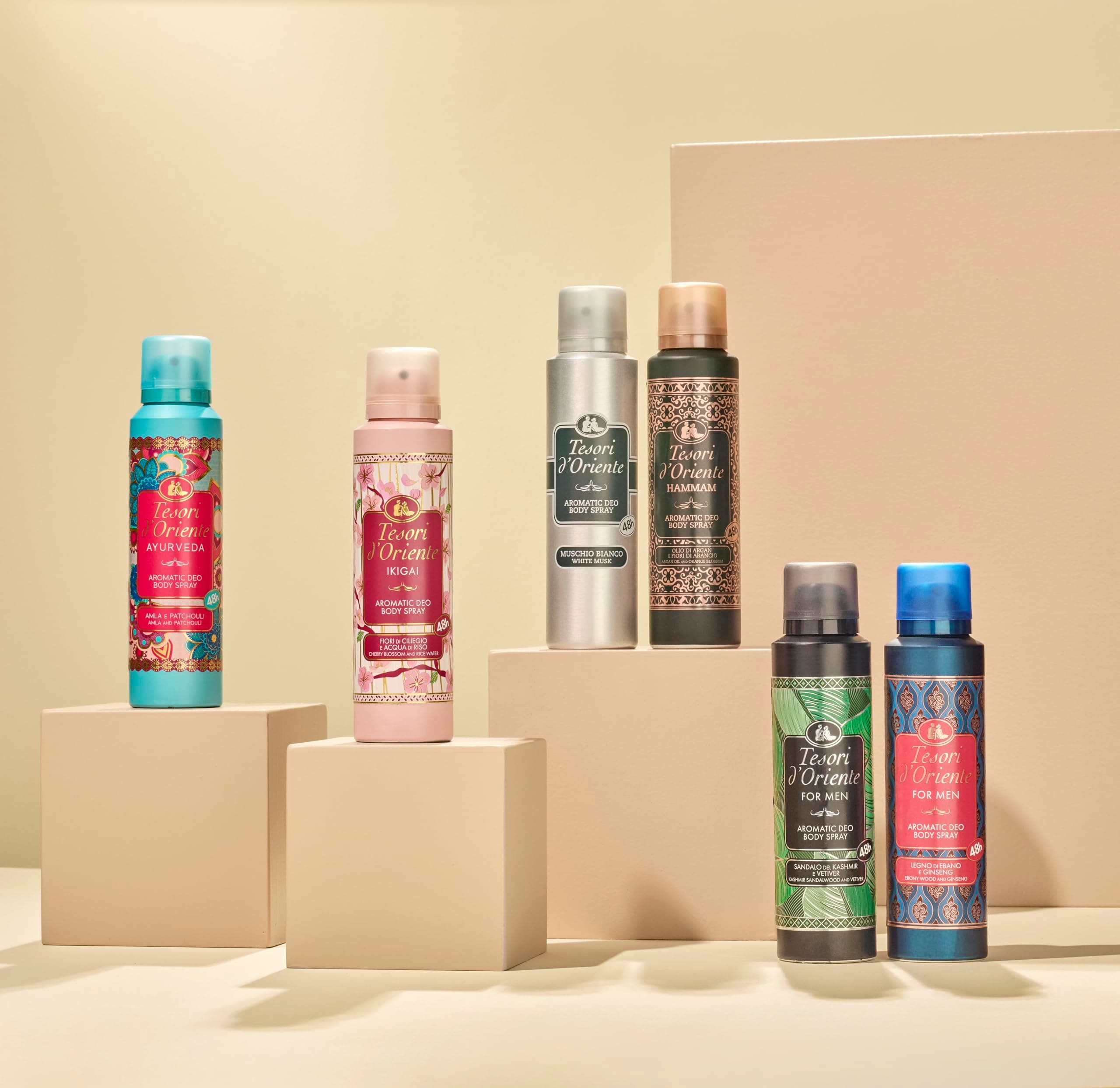 Tesori d'Oriente Aromātisks Ayurveda Deodorants Aerosols