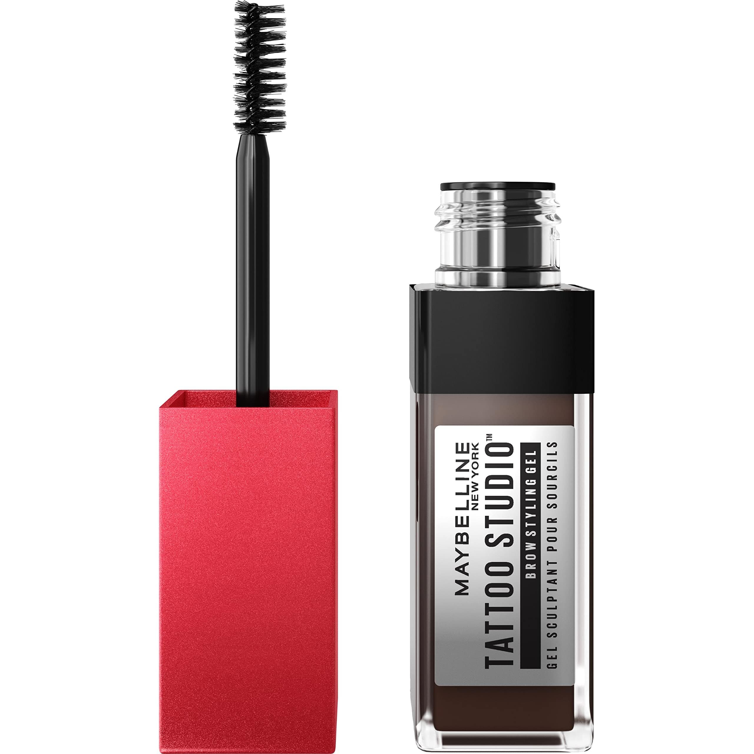 Maybelline New York Tattoo Brow 36H Styling Gel, 260 Deep Brown