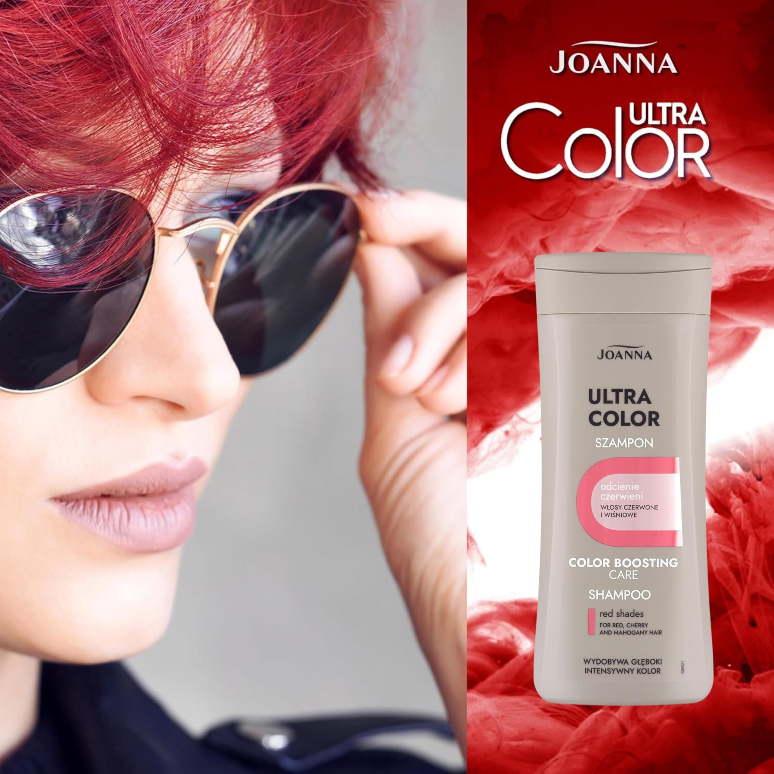 Joanna Haarshampoo - Shampoo für Mahagoni-Farben & Rote Haare 200 ml