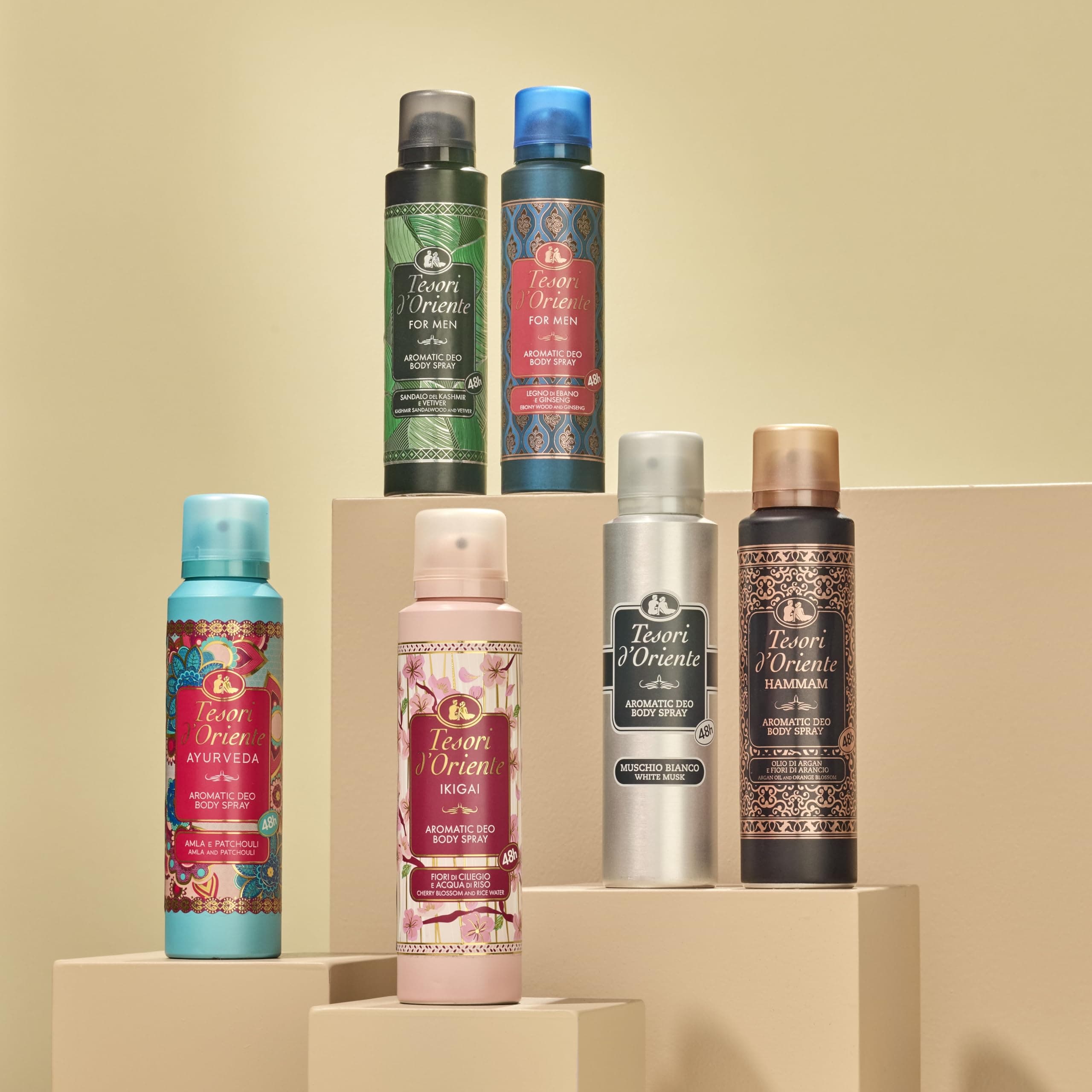 Tesori d'Oriente Aromātisks Ayurveda Deodorants Aerosols