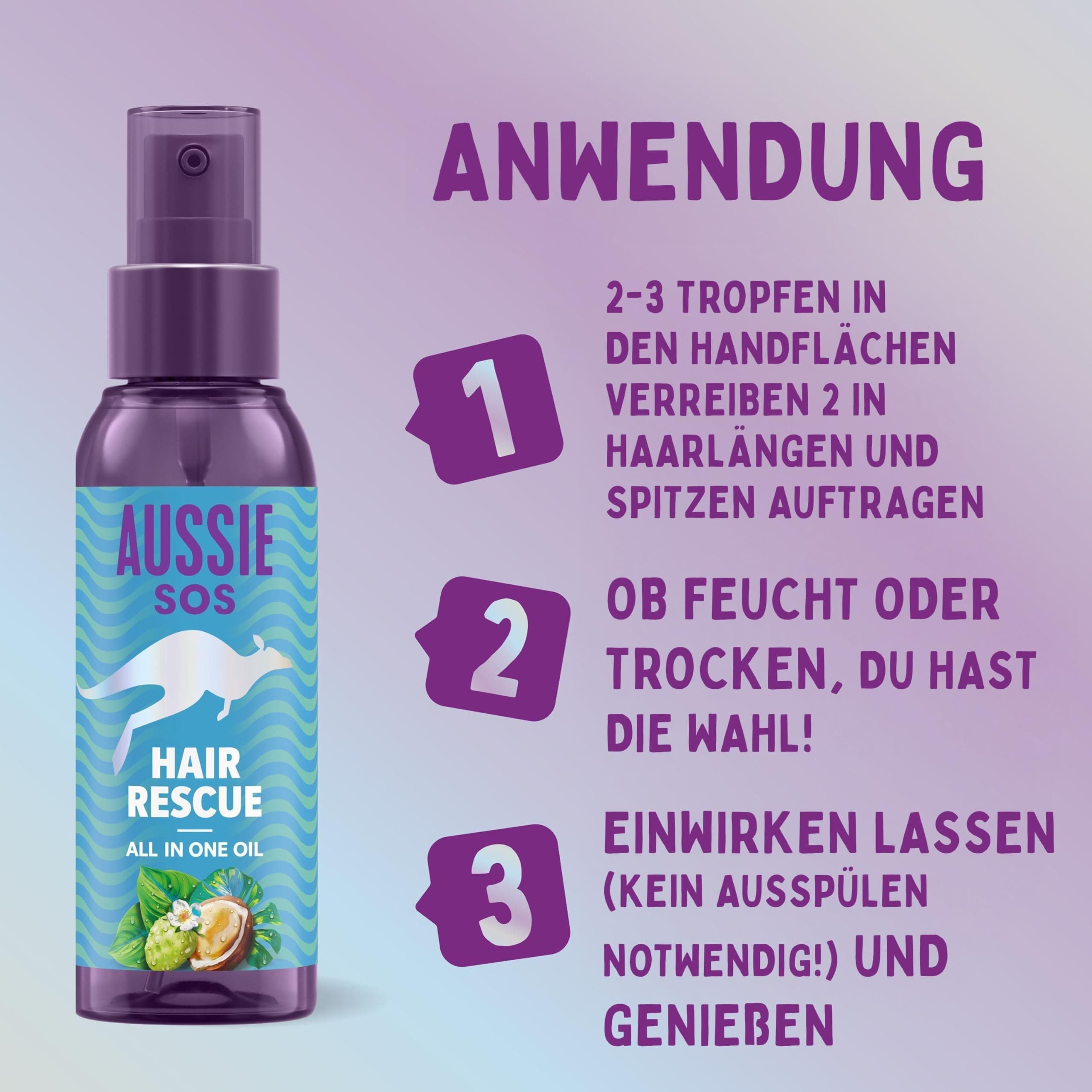 Aussie SOS Hair Rescue Matu Eļļa 100ml