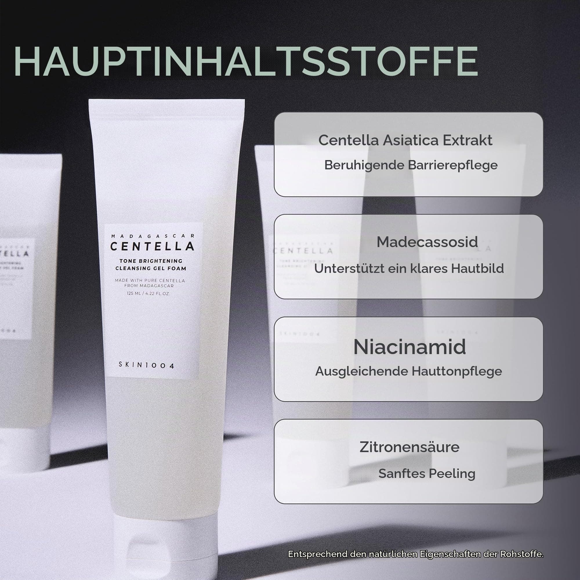 SKIN1004 Madagascar Centella Ton Attīrošas Želejas Putas 125ml